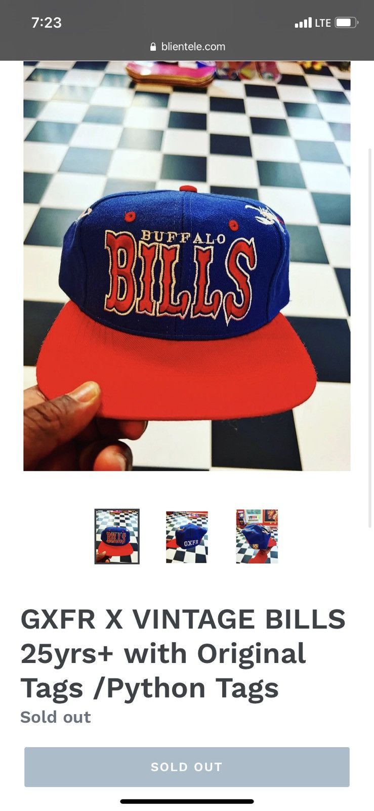 Vintage Griselda Buffalo Bills SnapBack Size ONE SIZE - 9 Thumbnail