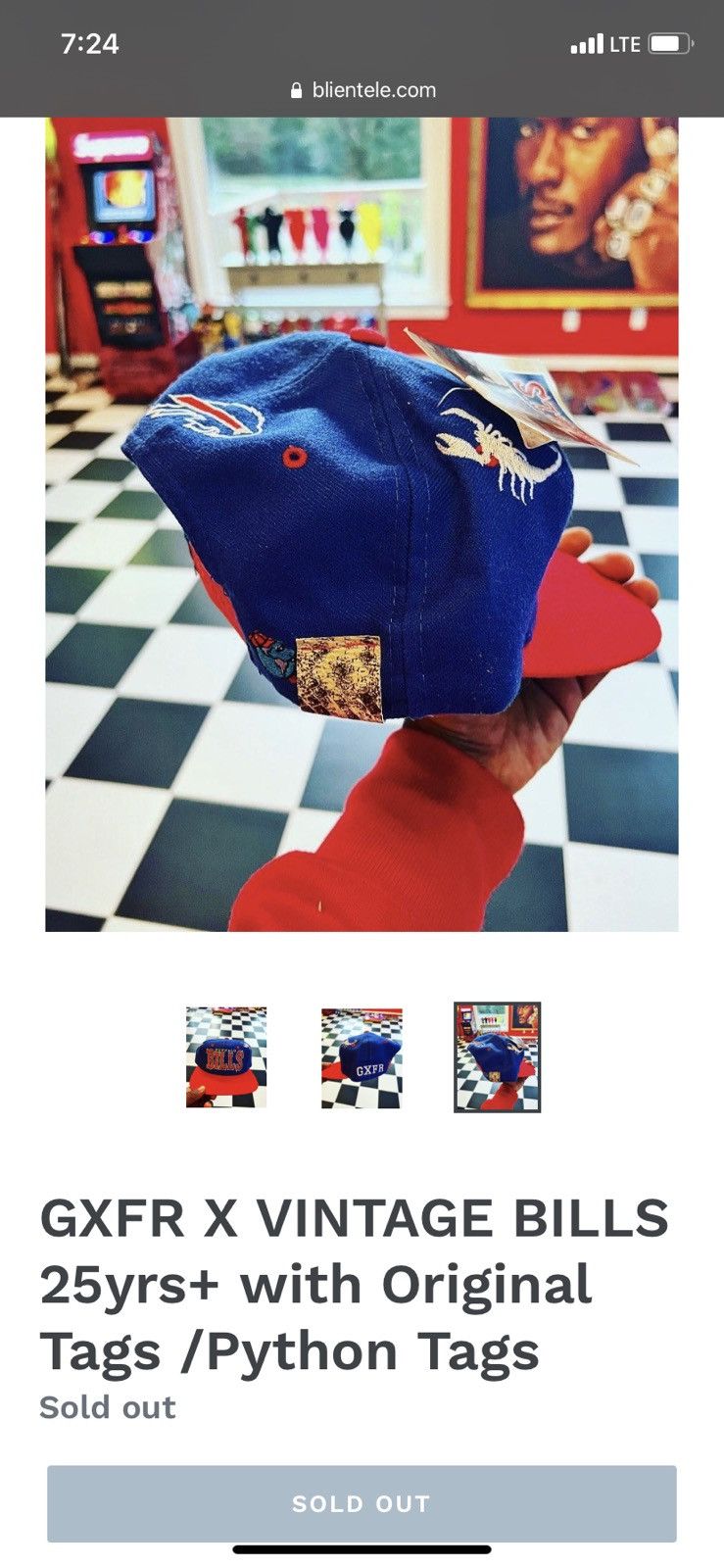 Vintage Griselda Buffalo Bills SnapBack Size ONE SIZE - 7 Thumbnail