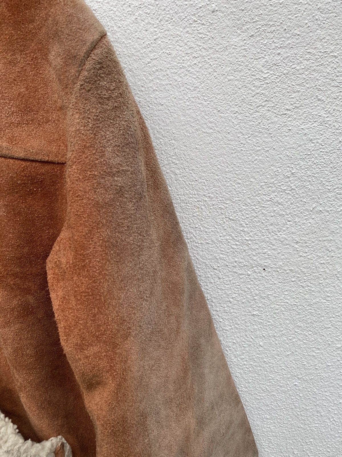 Vintage Vintage designer leather sherpa jacket Size US L / EU 52-54 / 3 - 4 Thumbnail