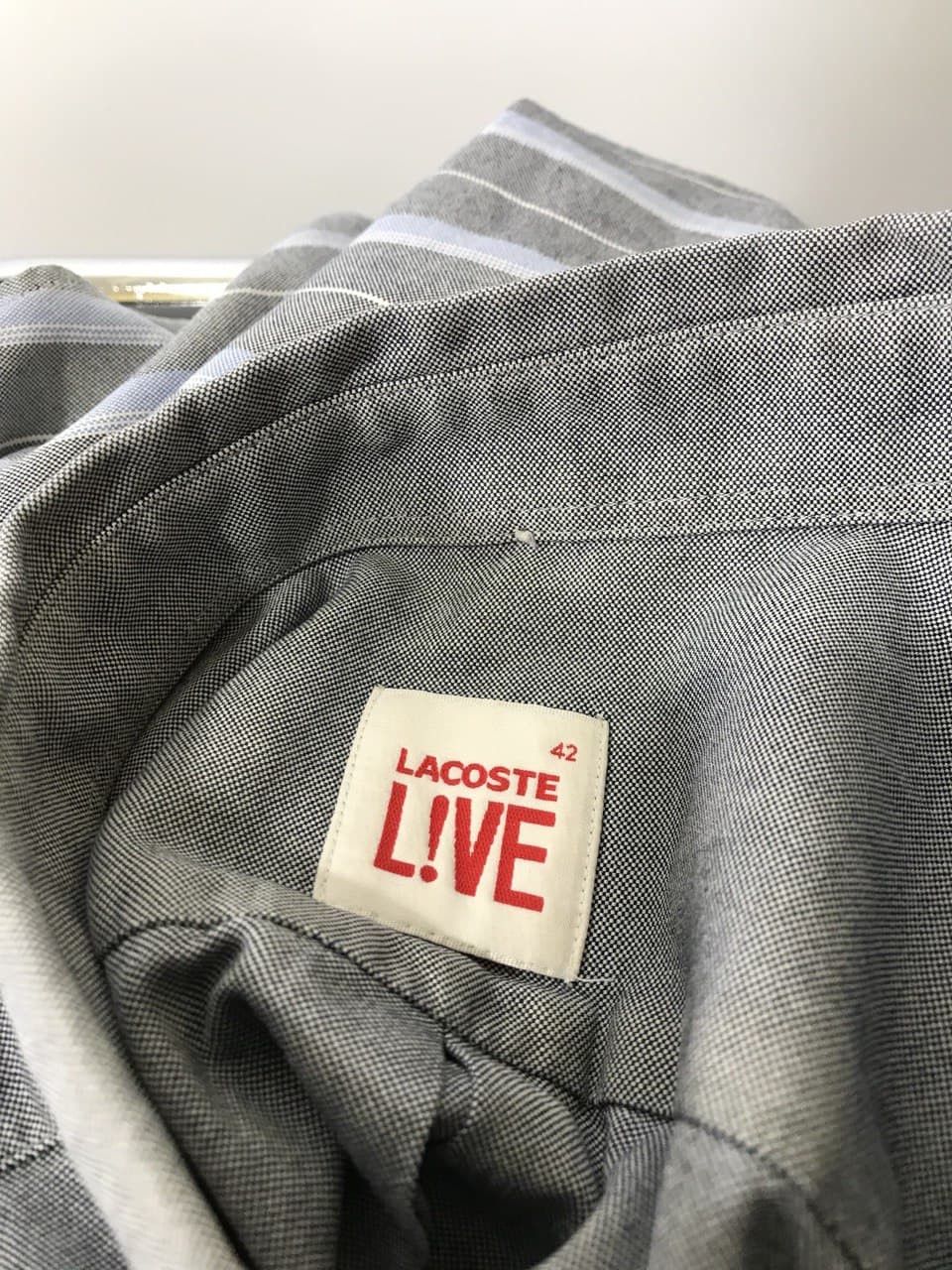 Designer × Lacoste Lacoste Live shirt long sleeve size 42 Size US M / EU 48-50 / 2 - 3 Thumbnail