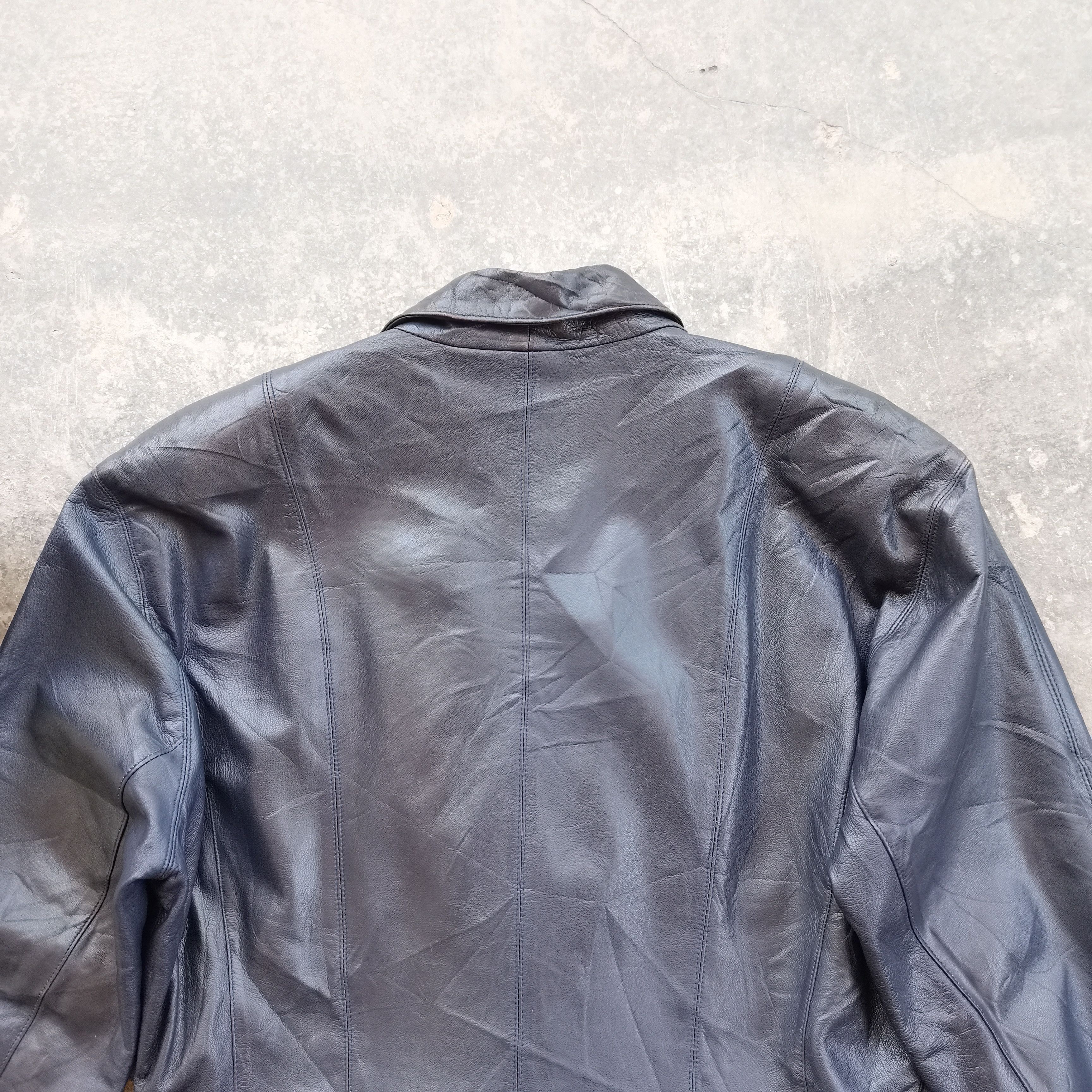 Japanese Brand × Vintage Vintage🔥 BIBA PARIS Indigo Blue Trench Coat/Jacket Size US M / EU 48-50 / 2 - 9 Thumbnail