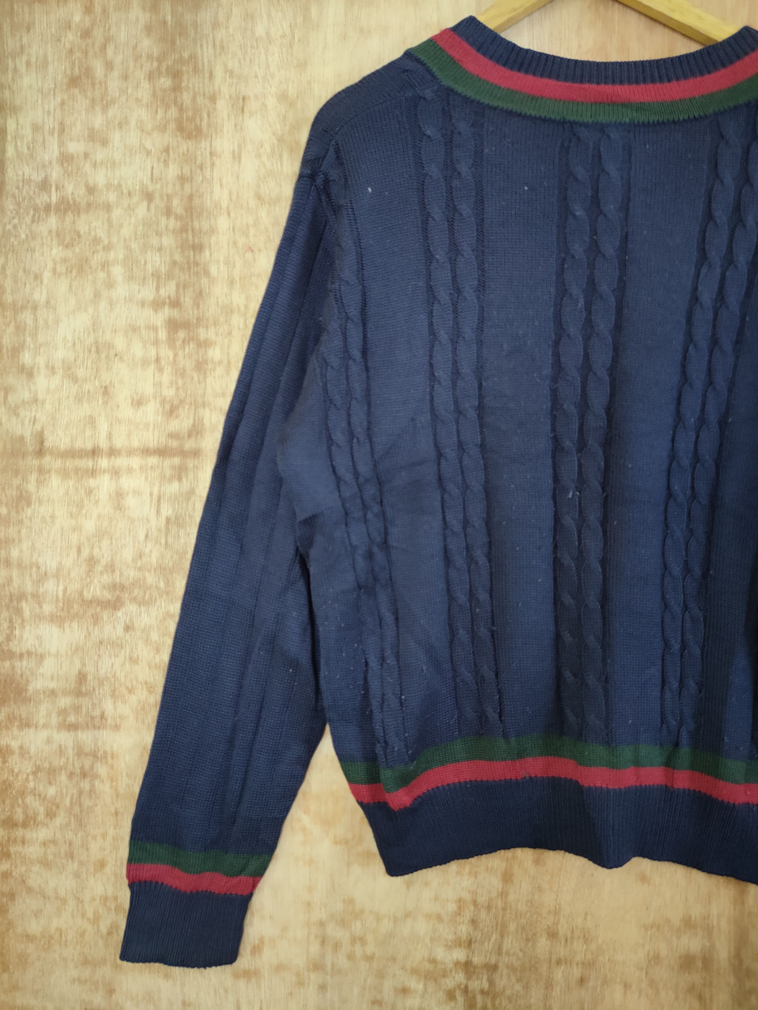 Vintage DL 90s Nikke Tombow varsity mate japan knitwear vtg #46-385 Size US L / EU 52-54 / 3 - 11 Thumbnail