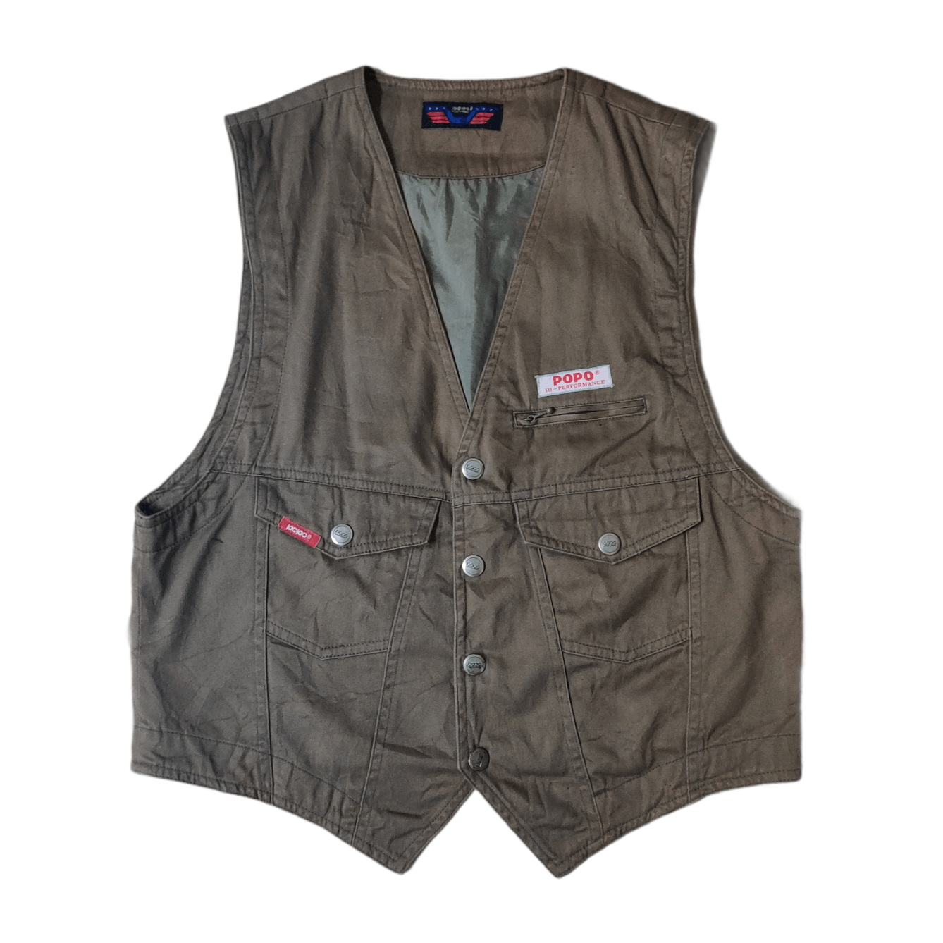 Japanese Brand Vintage Japanese Brand Popo Vest Size US M / EU 48-50 / 2 - 1 Thumbnail