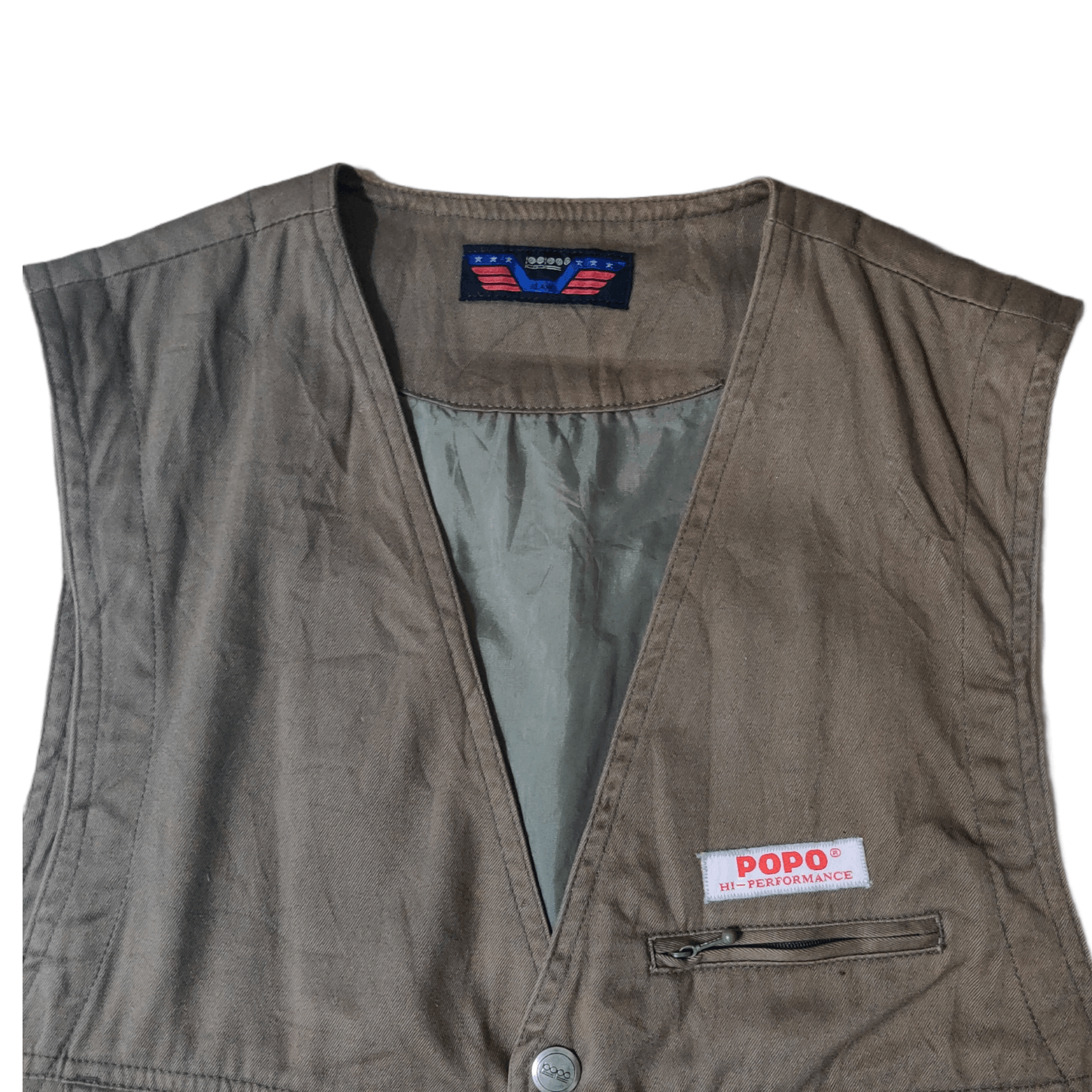 Japanese Brand Vintage Japanese Brand Popo Vest Size US M / EU 48-50 / 2 - 2 Thumbnail