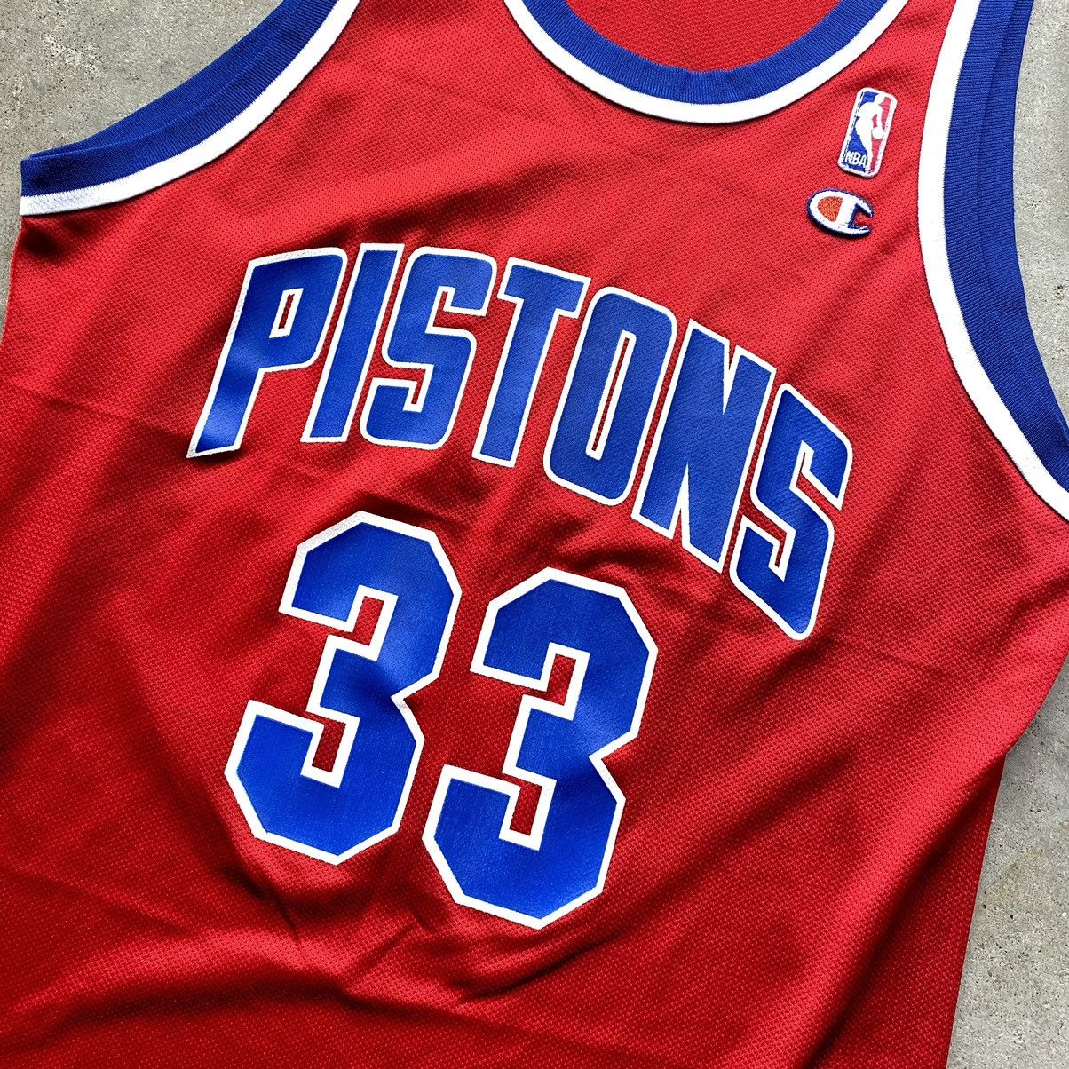 Champion × NBA × Vintage vintage 90s CHAMPION DETROIT PISTONS GRANT HILL jersey Size US XL / EU 56 / 4 - 3 Thumbnail