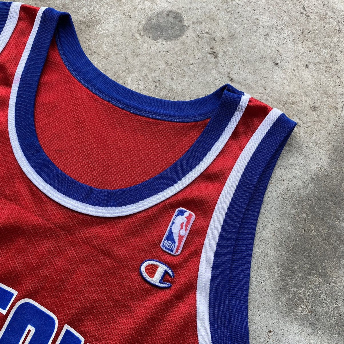 Champion × NBA × Vintage vintage 90s CHAMPION DETROIT PISTONS GRANT HILL jersey Size US XL / EU 56 / 4 - 4 Thumbnail