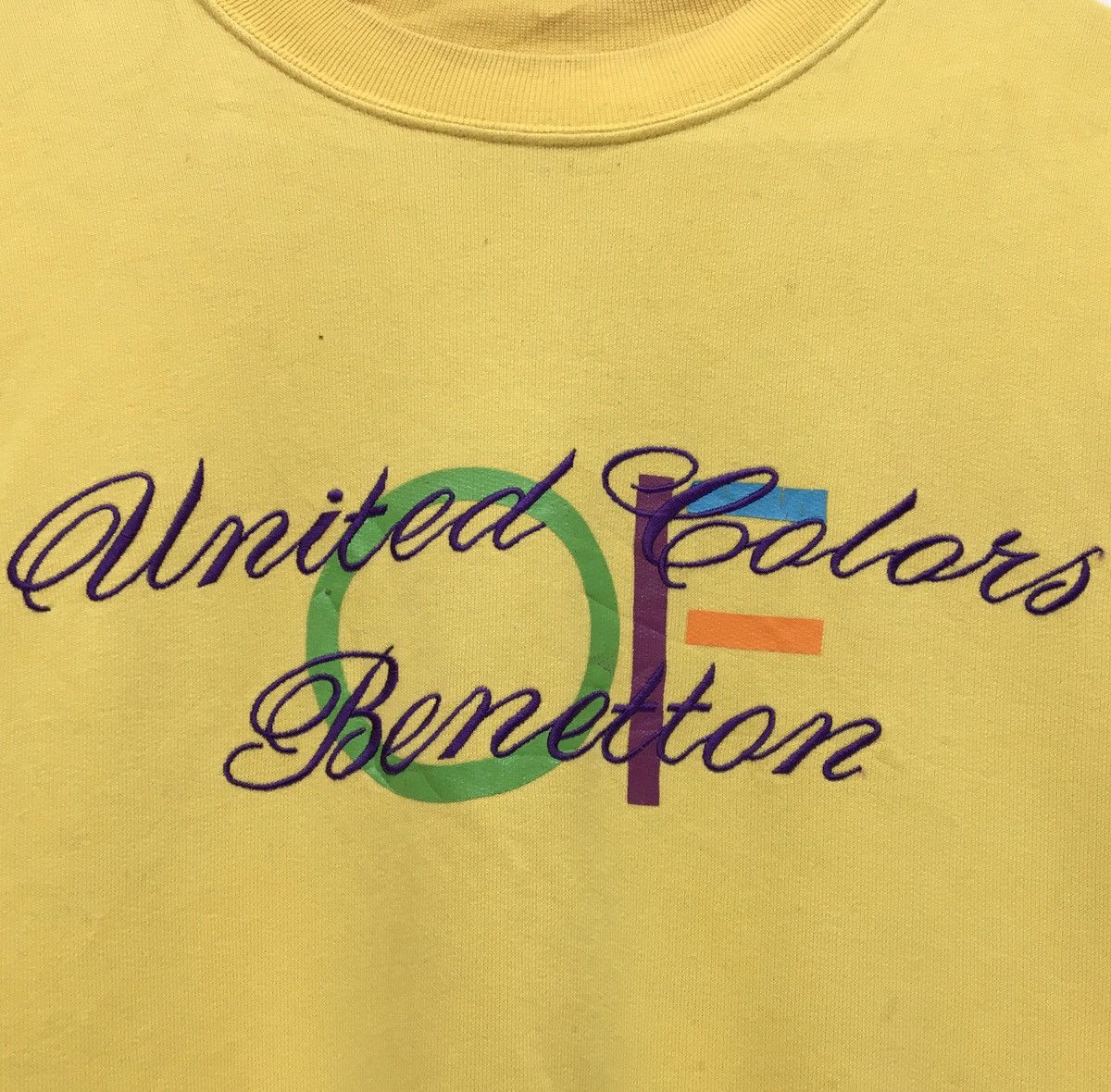 Benetton Vintage BENETTON CrewNeck sweatshirt Multicolour Logo Size US S / EU 44-46 / 1 - 5 Thumbnail