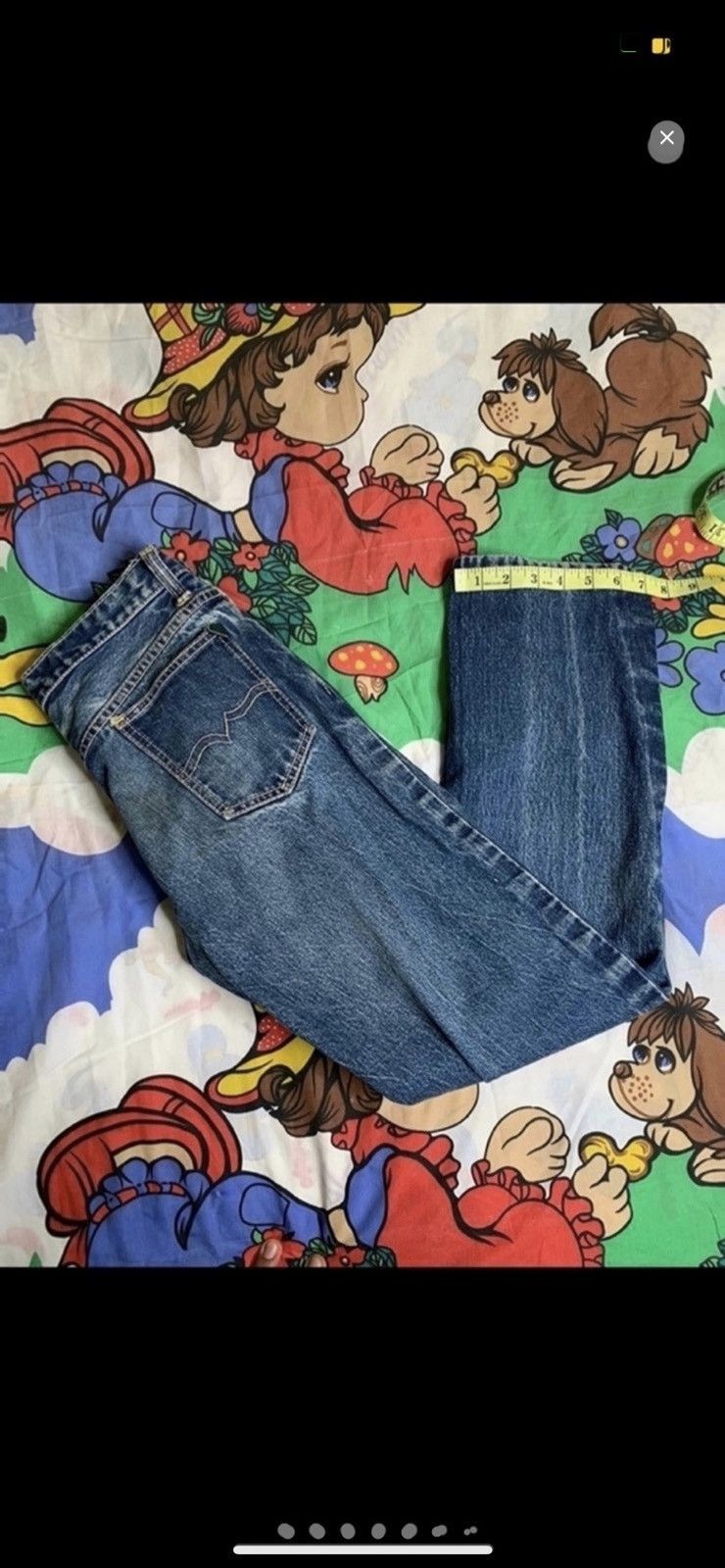 Vintage ***FINAL DROP***RARE 80s washed straight leg denim 28-30 Size US 30 / EU 46 - 1 Thumbnail