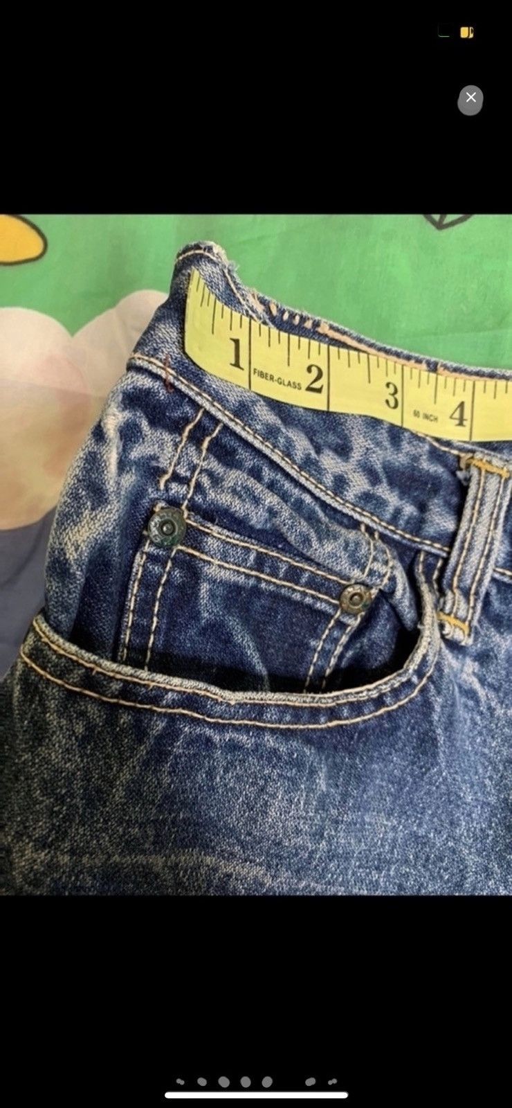 Vintage ***FINAL DROP***RARE 80s washed straight leg denim 28-30 Size US 30 / EU 46 - 12 Thumbnail