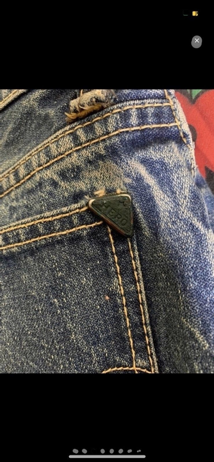 Vintage ***FINAL DROP***RARE 80s washed straight leg denim 28-30 Size US 30 / EU 46 - 3 Thumbnail