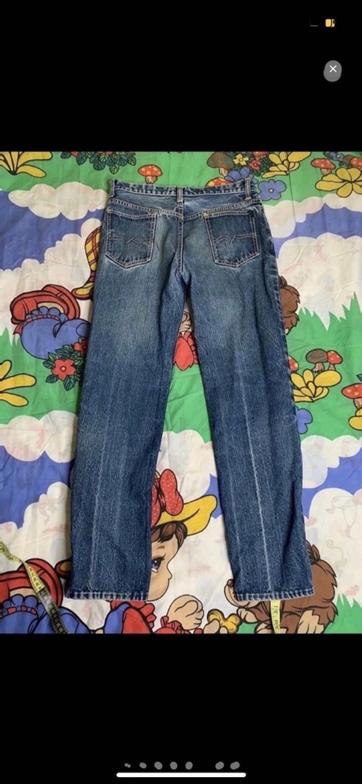 Vintage ***FINAL DROP***RARE 80s washed straight leg denim 28-30 Size US 30 / EU 46 - 15 Thumbnail