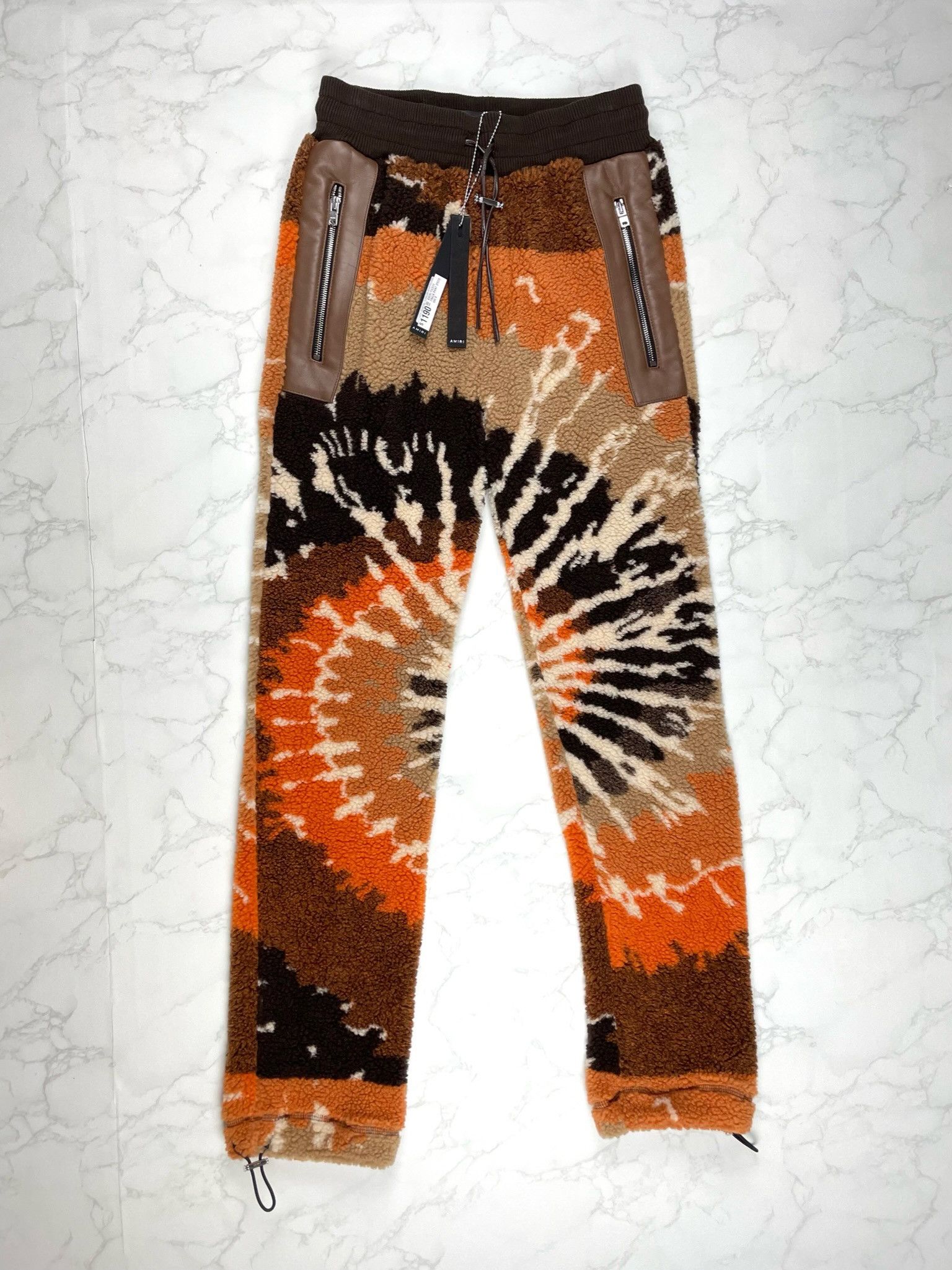 Amiri 🔥70% OFF🔥 [SALE] Amiri Tie Dye Faux Shearling Sweatpants Size US 30 / EU 46 - 2 Thumbnail