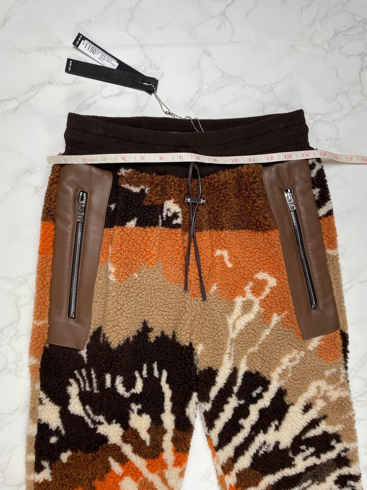 Amiri 🔥70% OFF🔥 [SALE] Amiri Tie Dye Faux Shearling Sweatpants Size US 30 / EU 46 - 7 Thumbnail