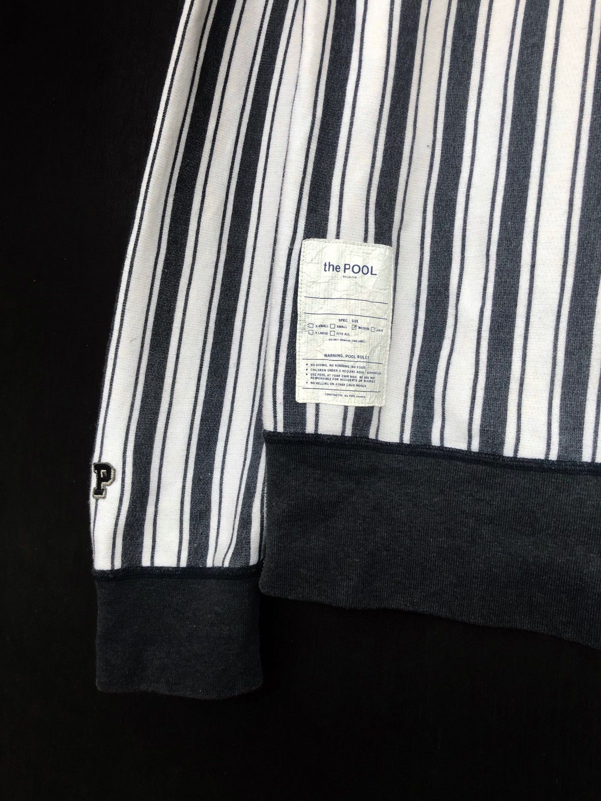Comme des Garcons AW11 The Pool Aoyama Rockabilly Striped Sweater Size US L / EU 52-54 / 3 - 1 Thumbnail