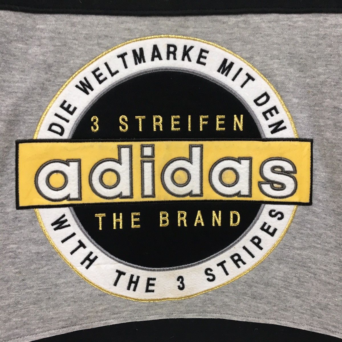 Adidas Vintage 90s ADIDAS Crewneck Sweatshirt Embroidered Big Logo Size US L / EU 52-54 / 3 - 8 Thumbnail