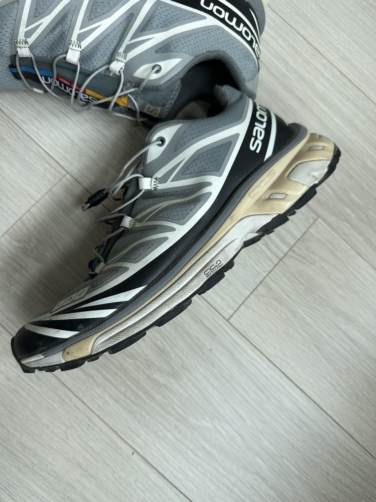 Salomon Salomon S/LAB XT-6 Lt ADV Monument Phantom Vanilla Grey Size US 9.5 / EU 42-43 - 3 Thumbnail