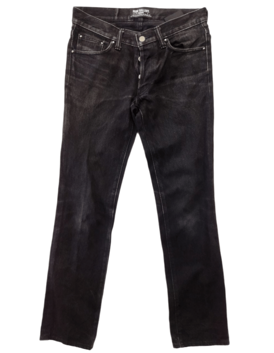 RUDE GALLERY Japanese RUDE GALLERY Black Jeans - Size 3 Size US 32 / EU 48 - 1 Thumbnail