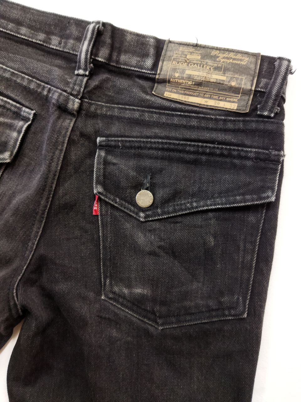 RUDE GALLERY Japanese RUDE GALLERY Black Jeans - Size 3 Size US 32 / EU 48 - 4 Thumbnail