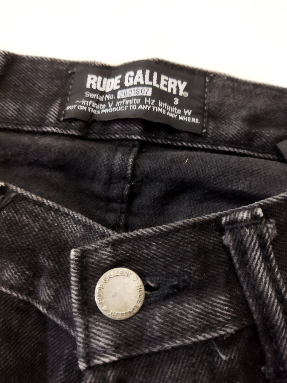 RUDE GALLERY Japanese RUDE GALLERY Black Jeans - Size 3 Size US 32 / EU 48 - 9 Thumbnail