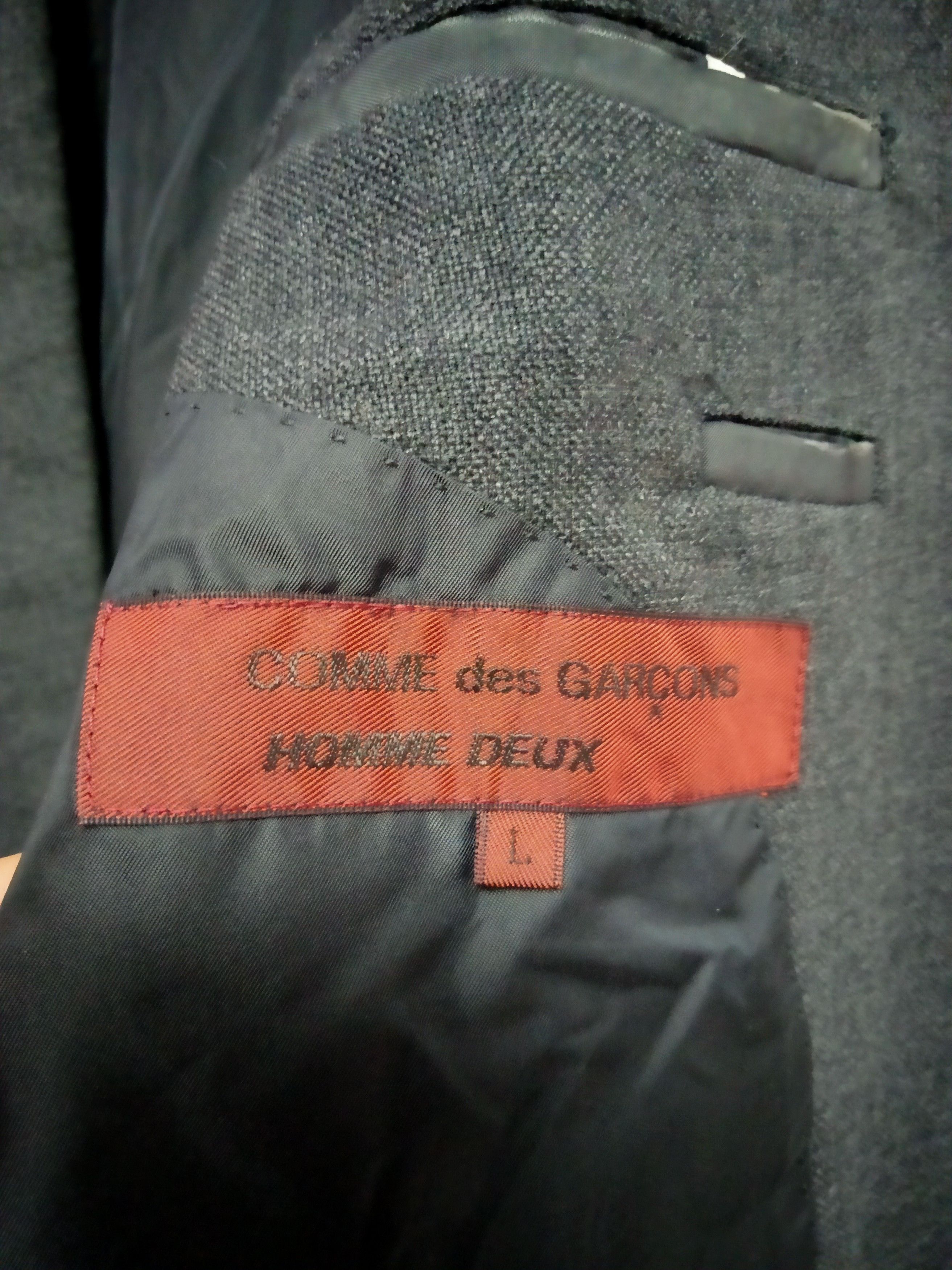 CDG by Comme des Garcons × Comme des Garcons COMME DES GARCONS HOME DEUX MEN BLAZER DARK GREY Size 48L - 6 Thumbnail