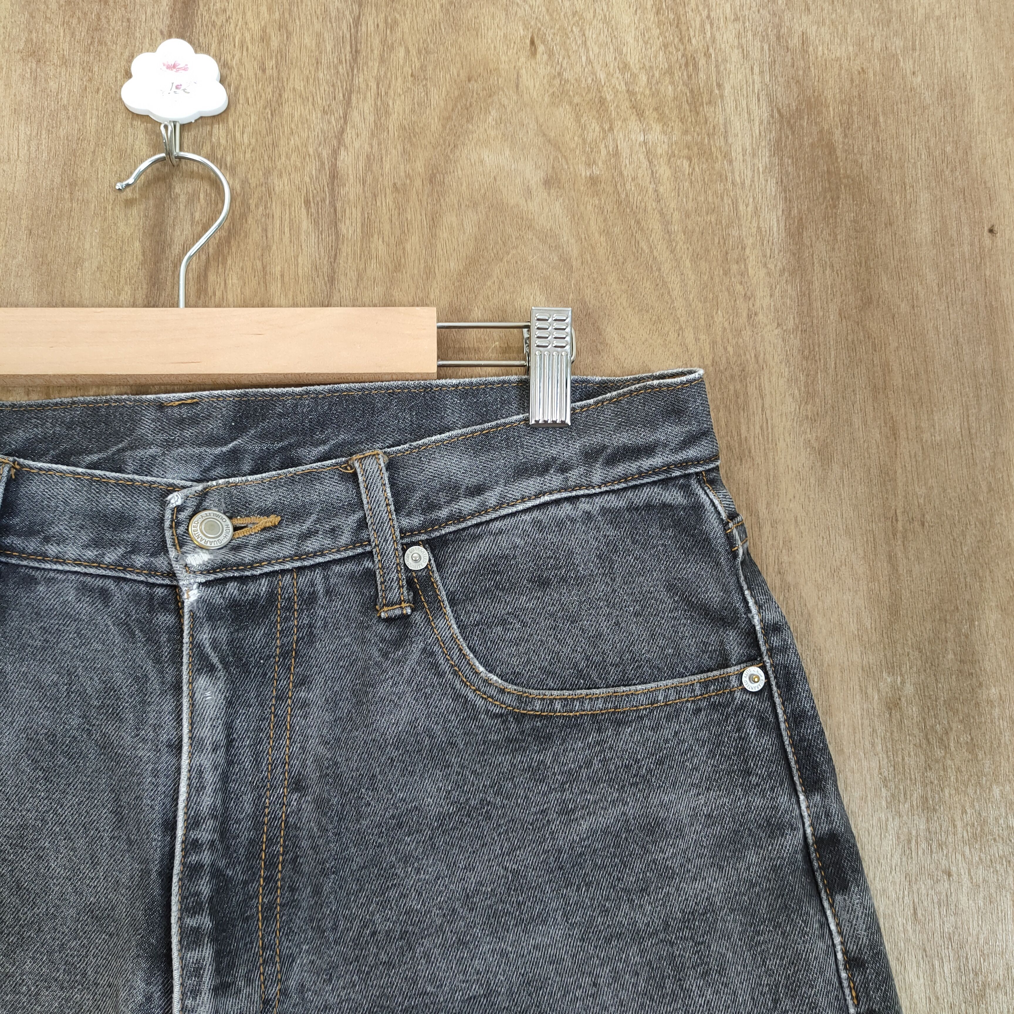 Japanese Brand × Vintage VINTAGE JAPANESE BRAND FADED BLACK JEANS PANTS Size US 32 / EU 48 - 5 Thumbnail