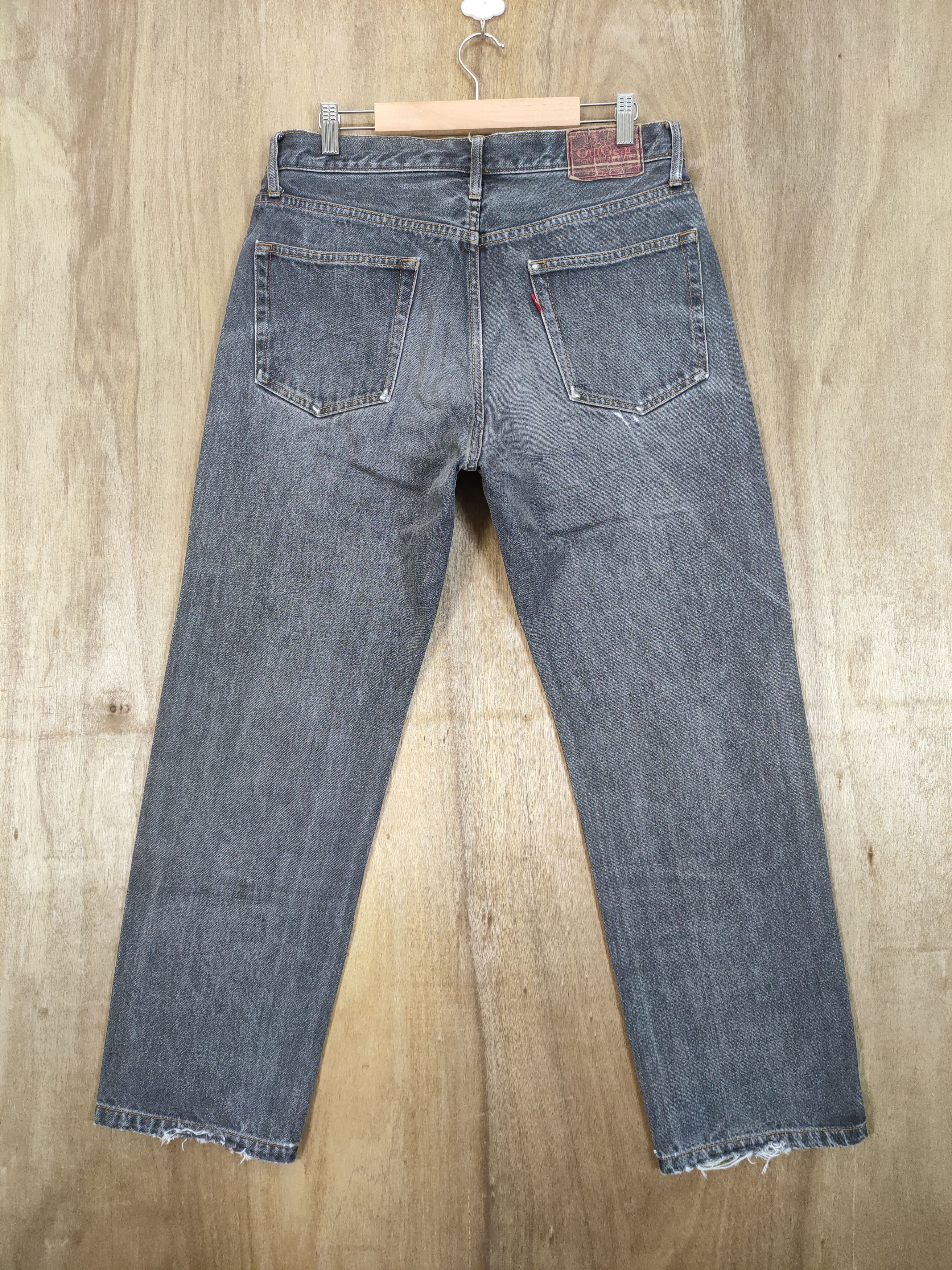 Japanese Brand × Vintage VINTAGE JAPANESE BRAND FADED BLACK JEANS PANTS Size US 32 / EU 48 - 6 Thumbnail