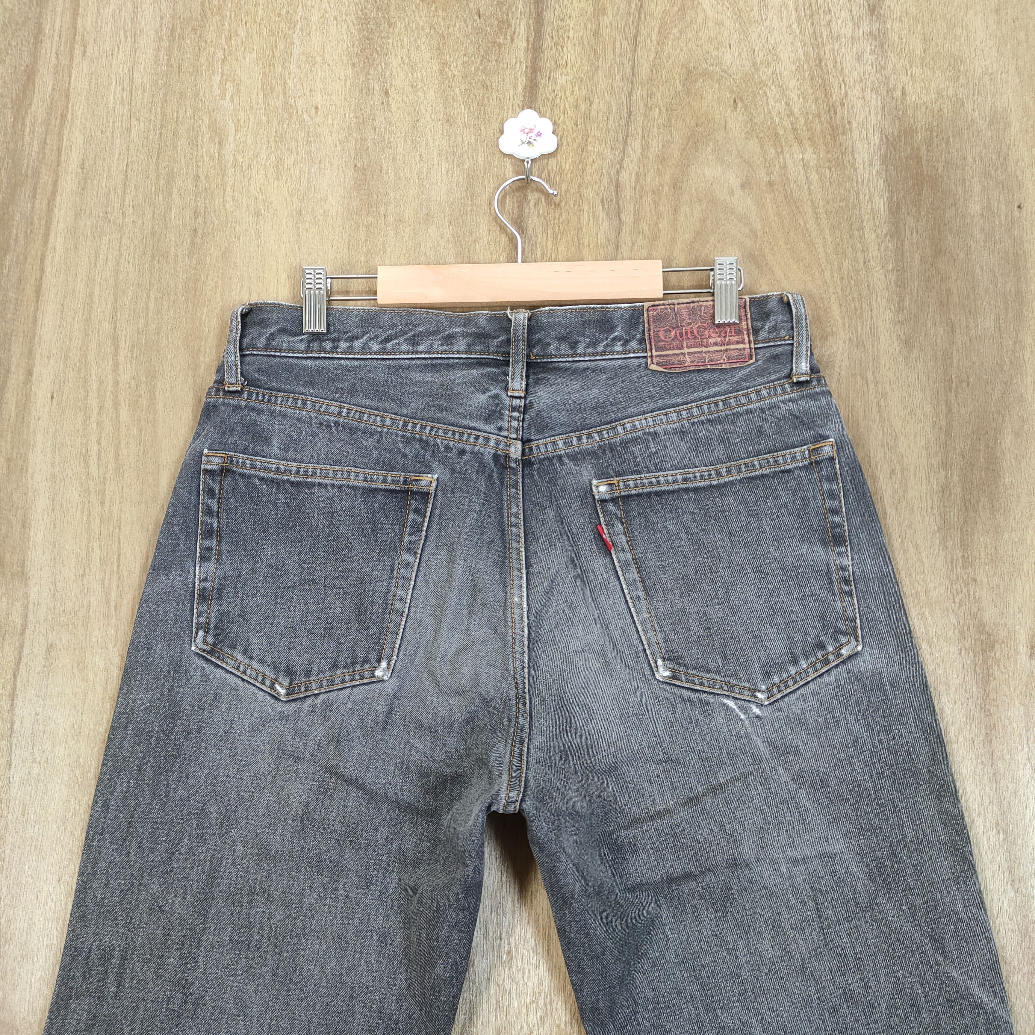 Japanese Brand × Vintage VINTAGE JAPANESE BRAND FADED BLACK JEANS PANTS Size US 32 / EU 48 - 7 Thumbnail