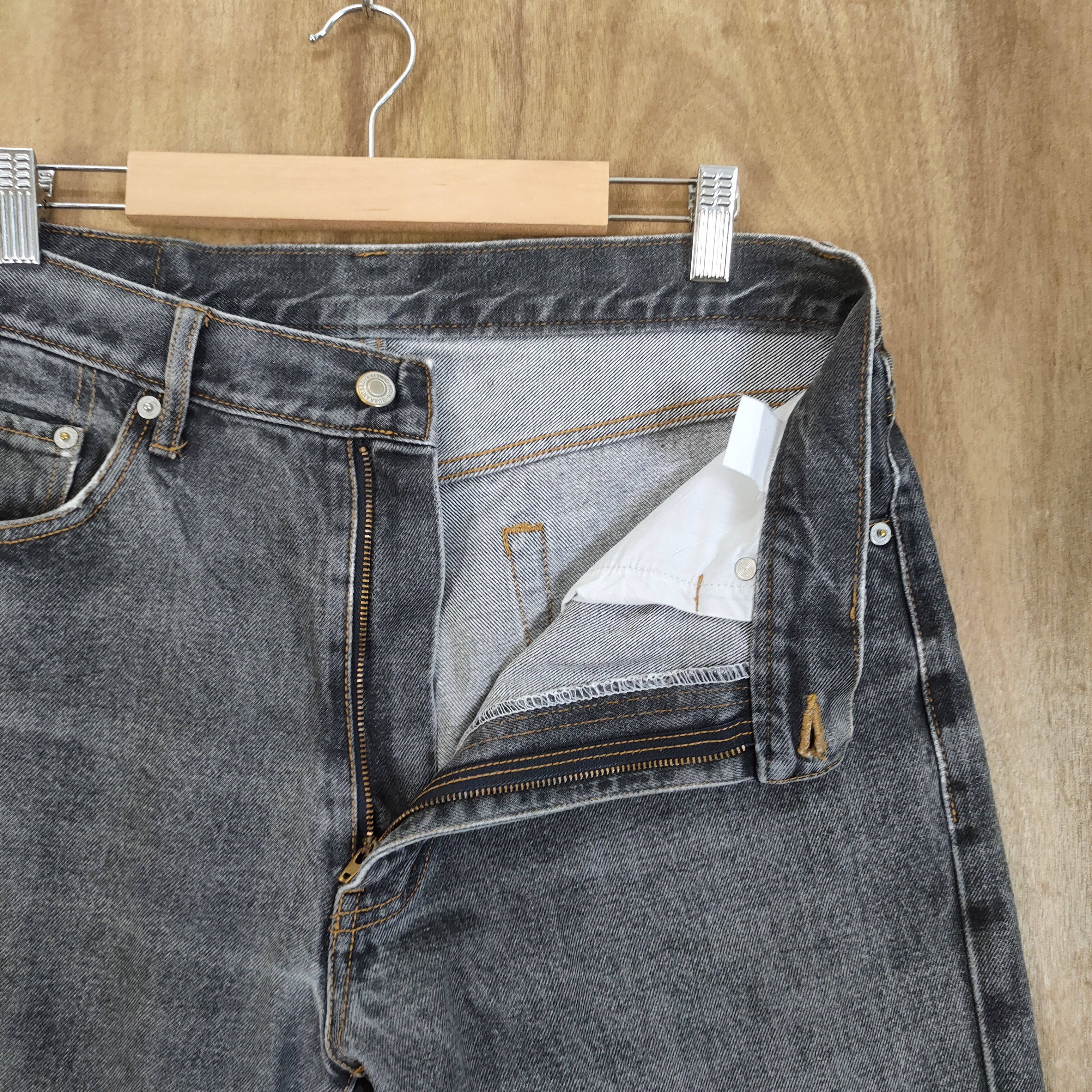 Japanese Brand × Vintage VINTAGE JAPANESE BRAND FADED BLACK JEANS PANTS Size US 32 / EU 48 - 10 Thumbnail