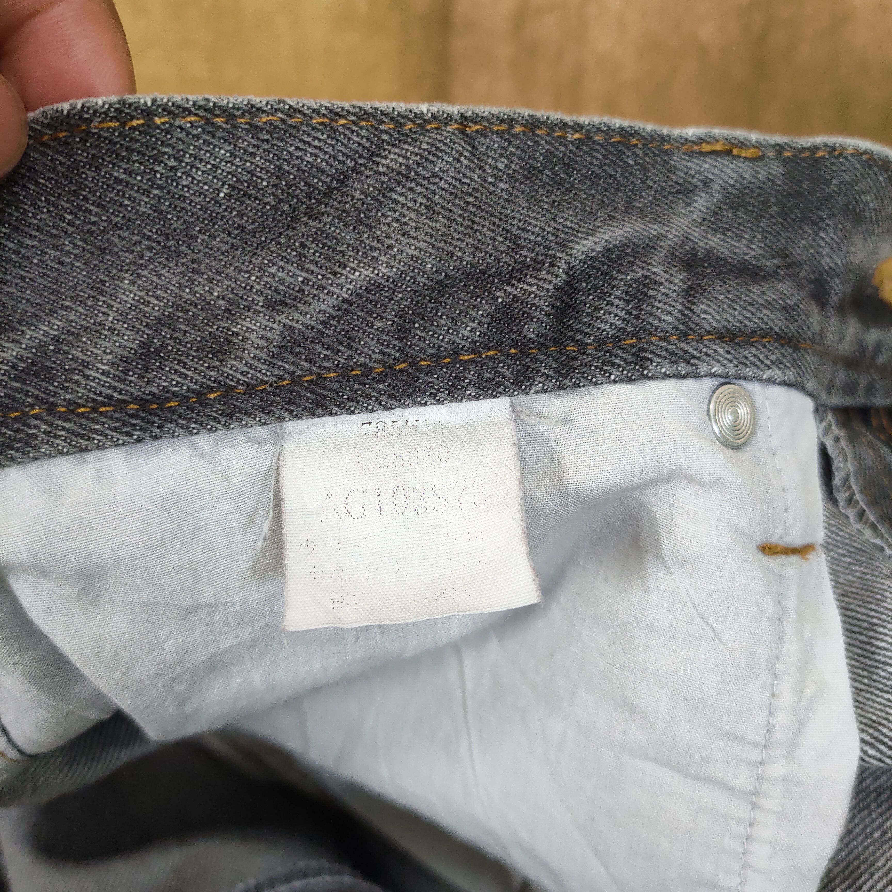 Japanese Brand × Vintage VINTAGE JAPANESE BRAND FADED BLACK JEANS PANTS Size US 32 / EU 48 - 11 Thumbnail