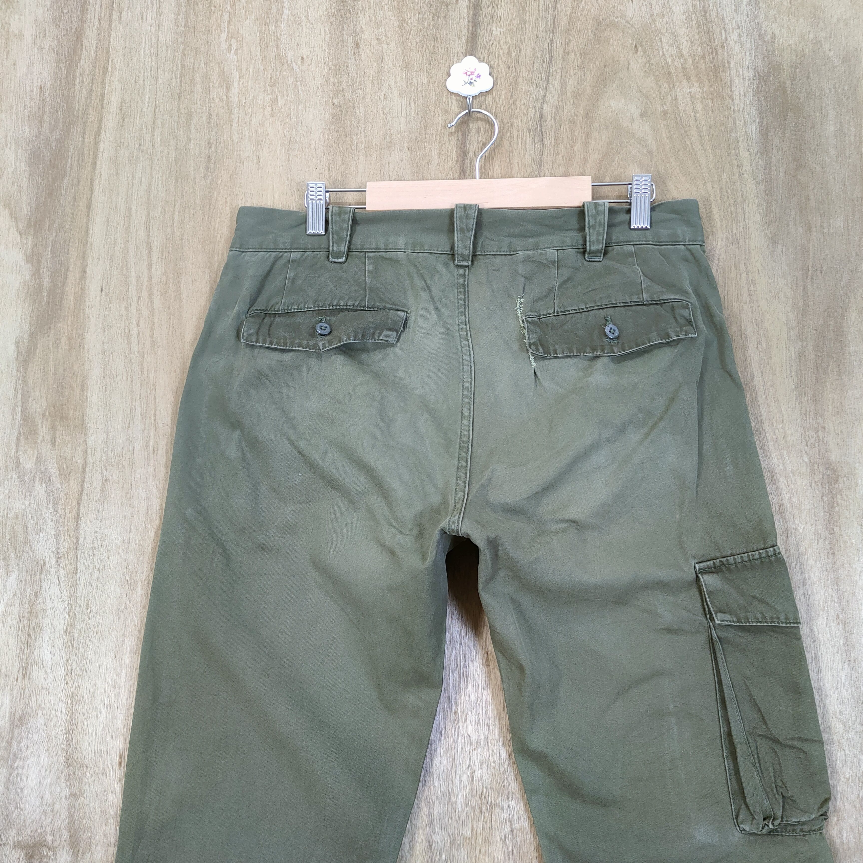 Japanese Brand VINTAGE CARGO PANTS ZIPPER LEG OPENING Size US 32 / EU 48 - 7 Thumbnail