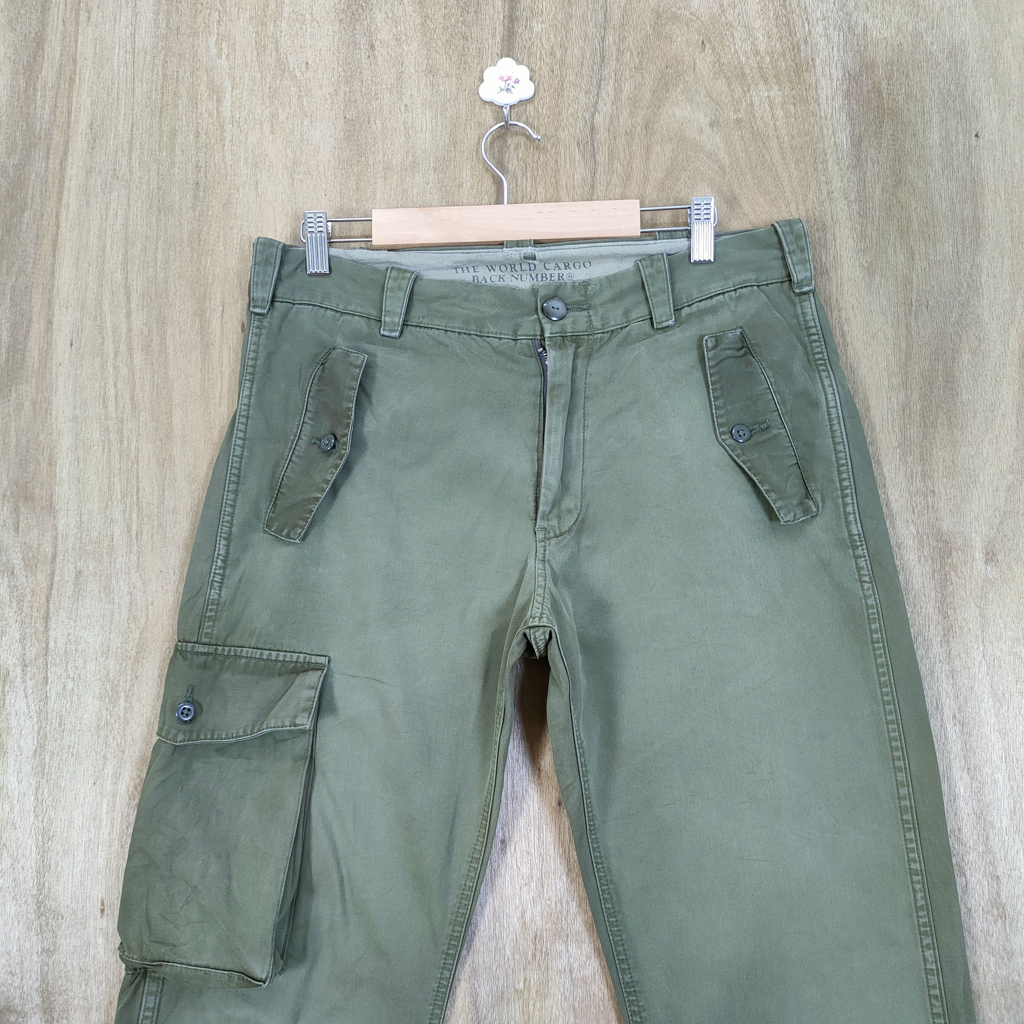 Japanese Brand VINTAGE CARGO PANTS ZIPPER LEG OPENING Size US 32 / EU 48 - 2 Thumbnail