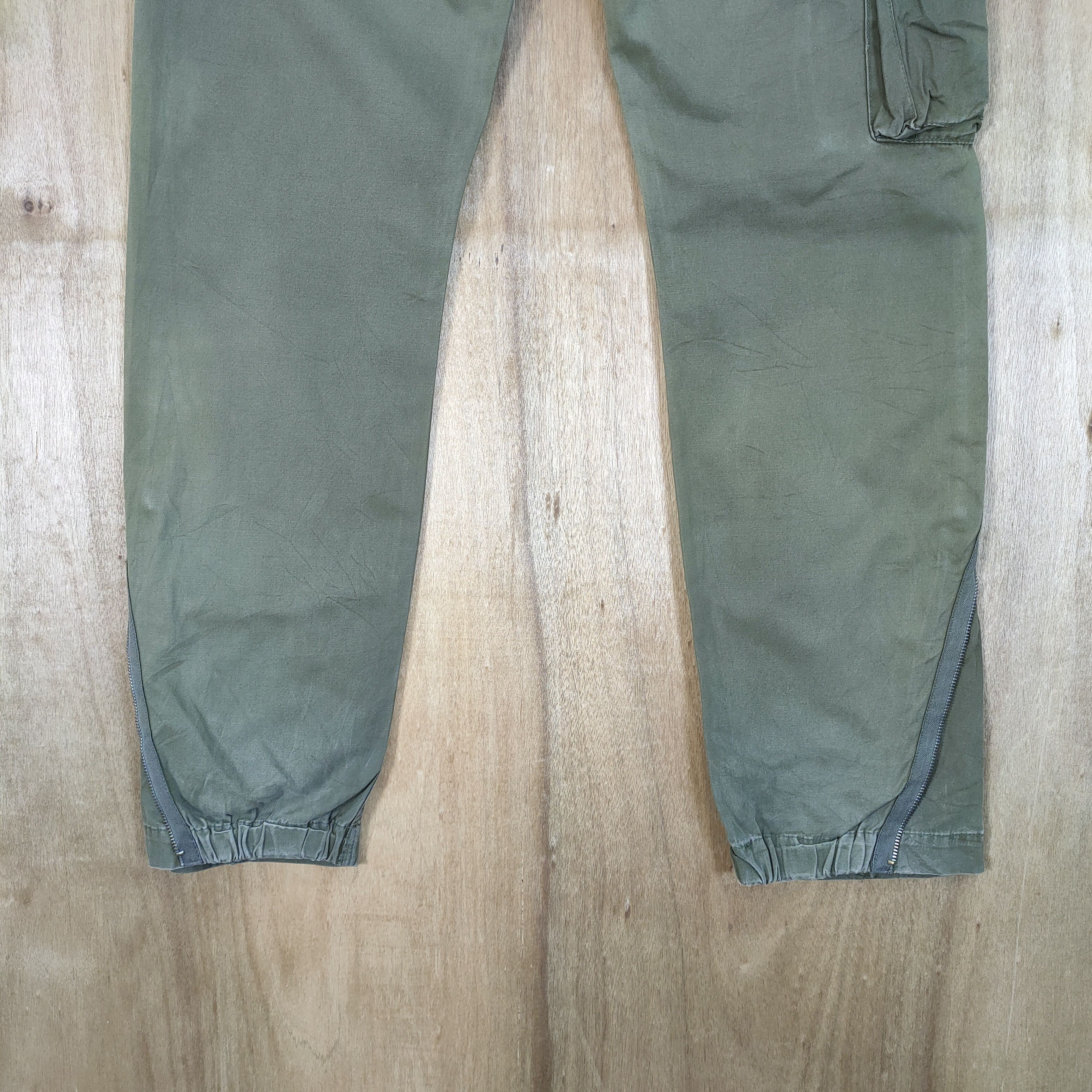 Japanese Brand VINTAGE CARGO PANTS ZIPPER LEG OPENING Size US 32 / EU 48 - 8 Thumbnail
