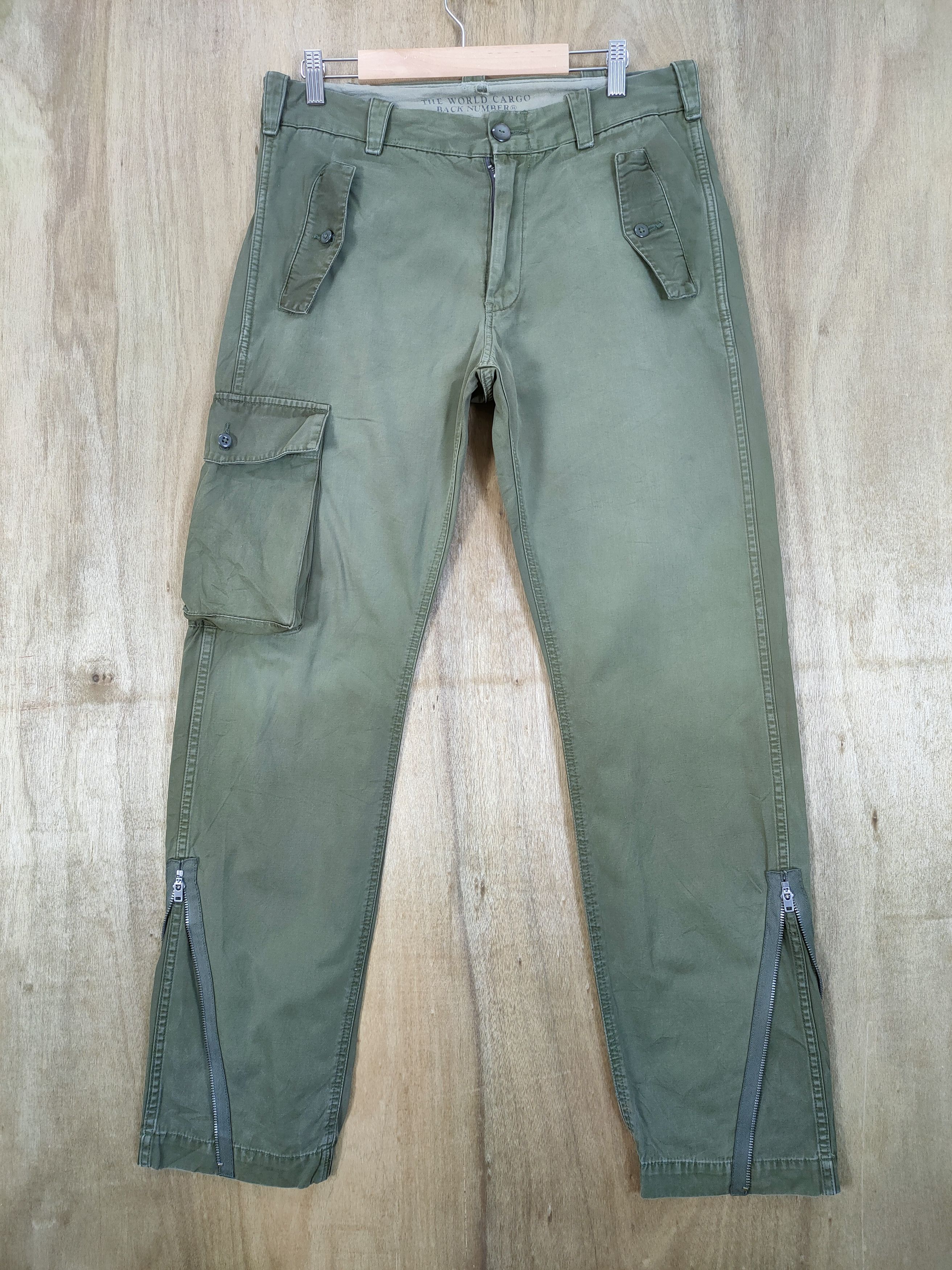 Japanese Brand VINTAGE CARGO PANTS ZIPPER LEG OPENING Size US 32 / EU 48 - 1 Thumbnail