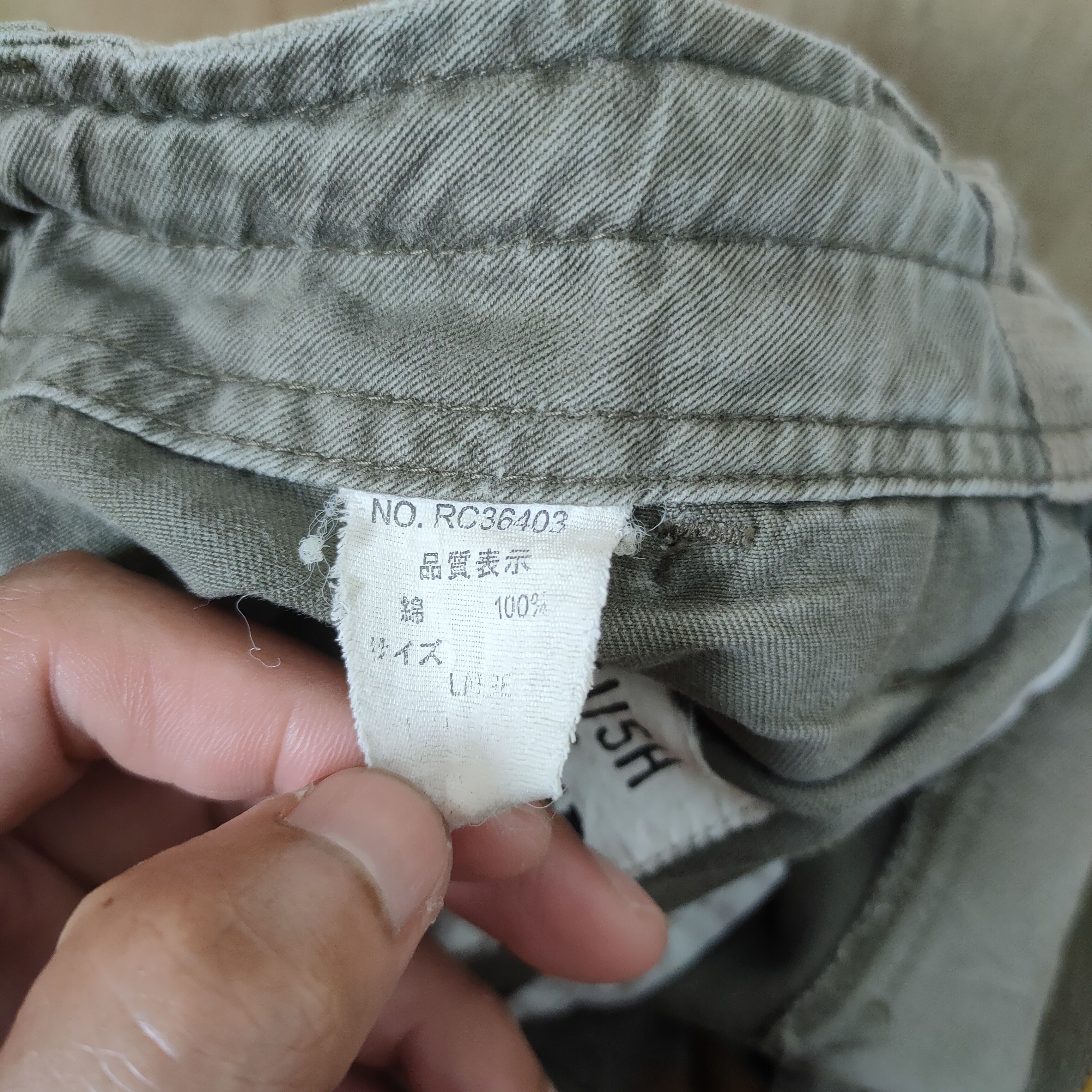 Japanese Brand × Vintage VINTAGE RCC 986 FADED BAGGY CARGO PANTS Size US 32 / EU 48 - 12 Thumbnail