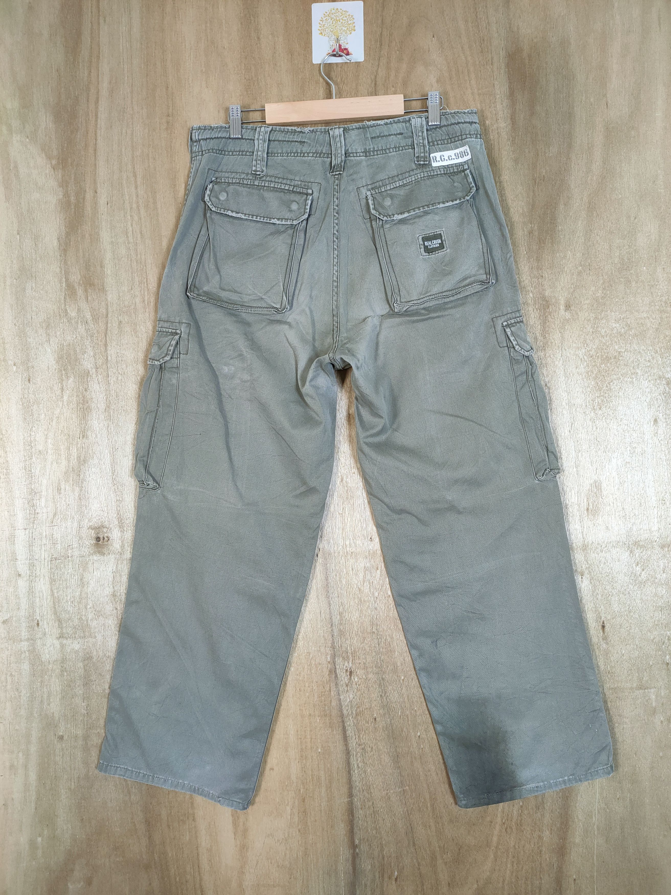 Japanese Brand × Vintage VINTAGE RCC 986 FADED BAGGY CARGO PANTS Size US 32 / EU 48 - 7 Thumbnail