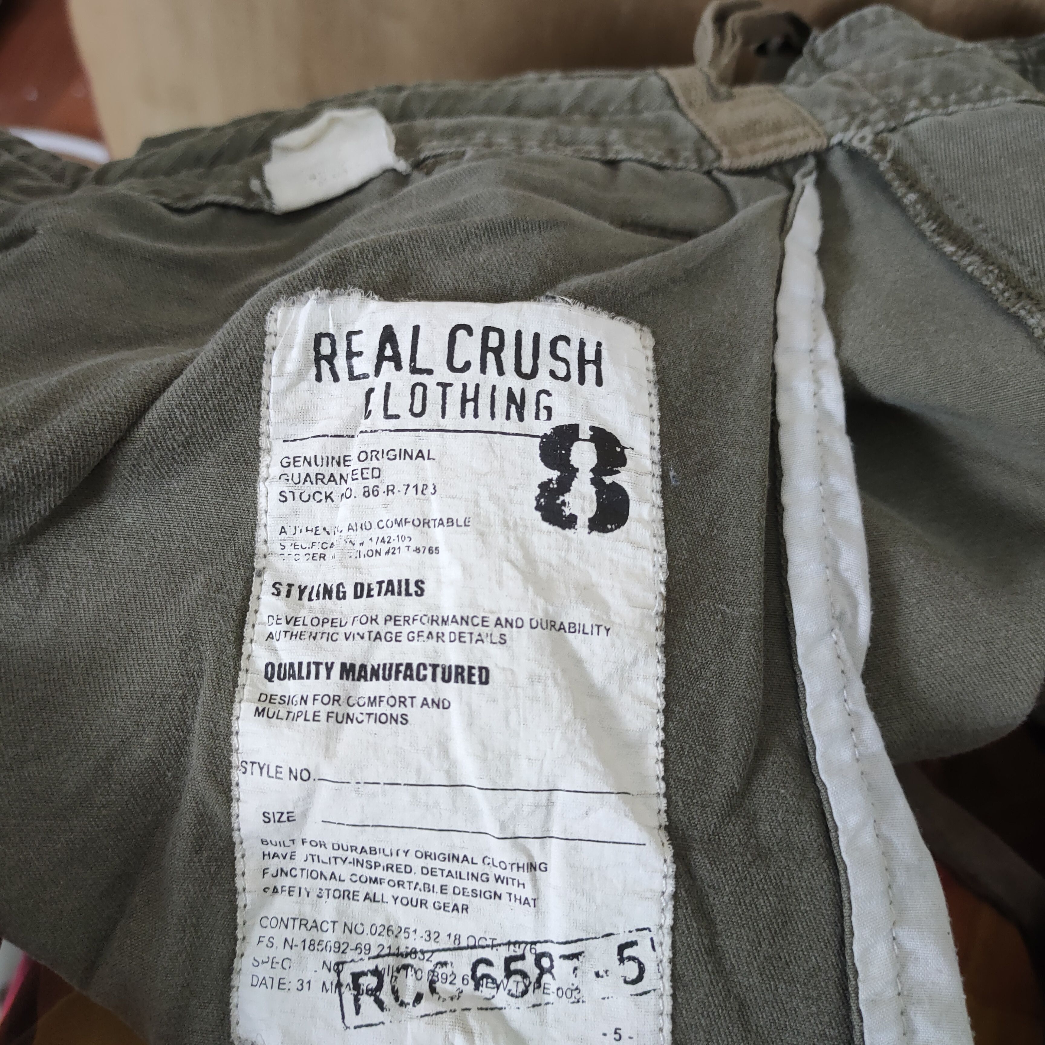 Japanese Brand × Vintage VINTAGE RCC 986 FADED BAGGY CARGO PANTS Size US 32 / EU 48 - 13 Thumbnail