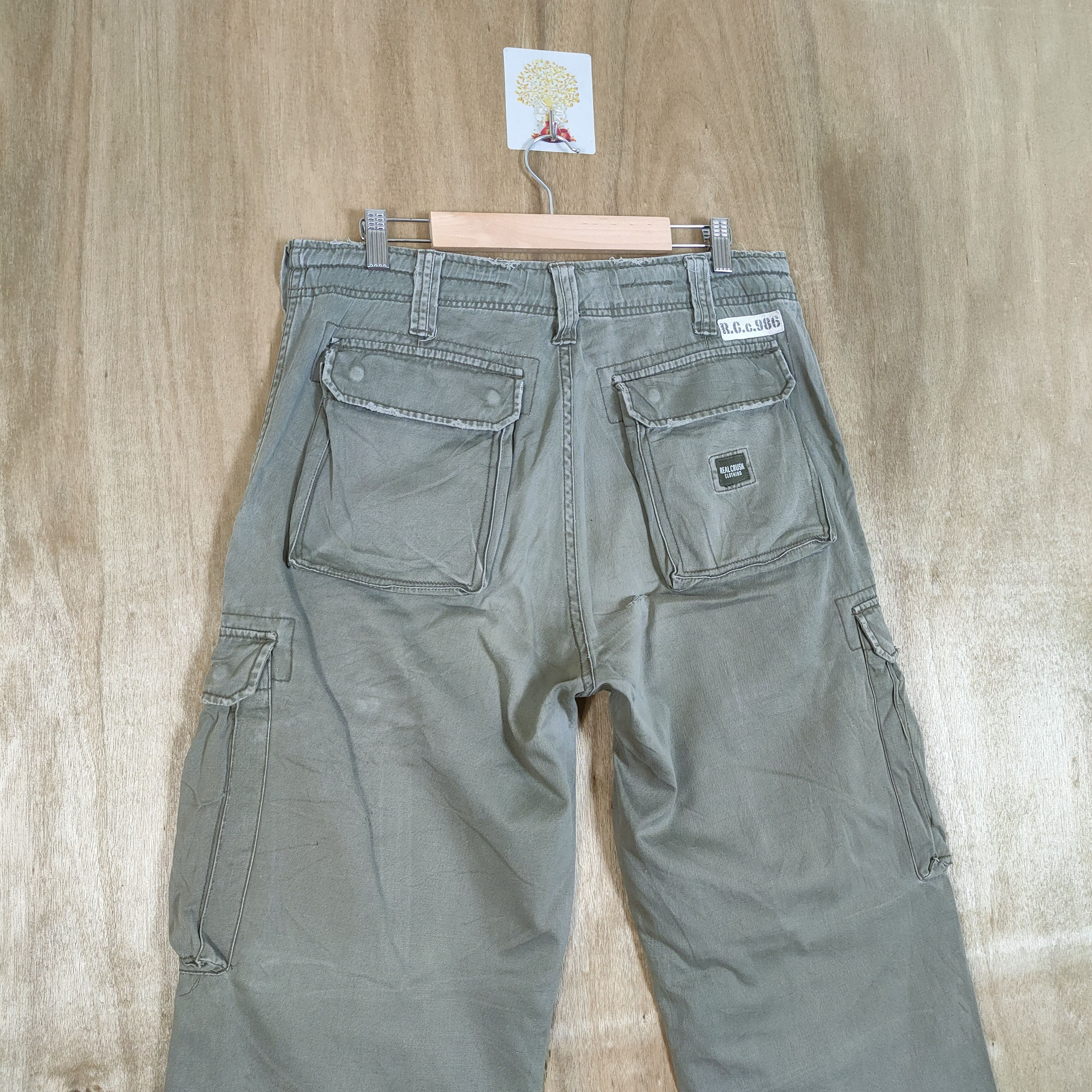 Japanese Brand × Vintage VINTAGE RCC 986 FADED BAGGY CARGO PANTS Size US 32 / EU 48 - 8 Thumbnail