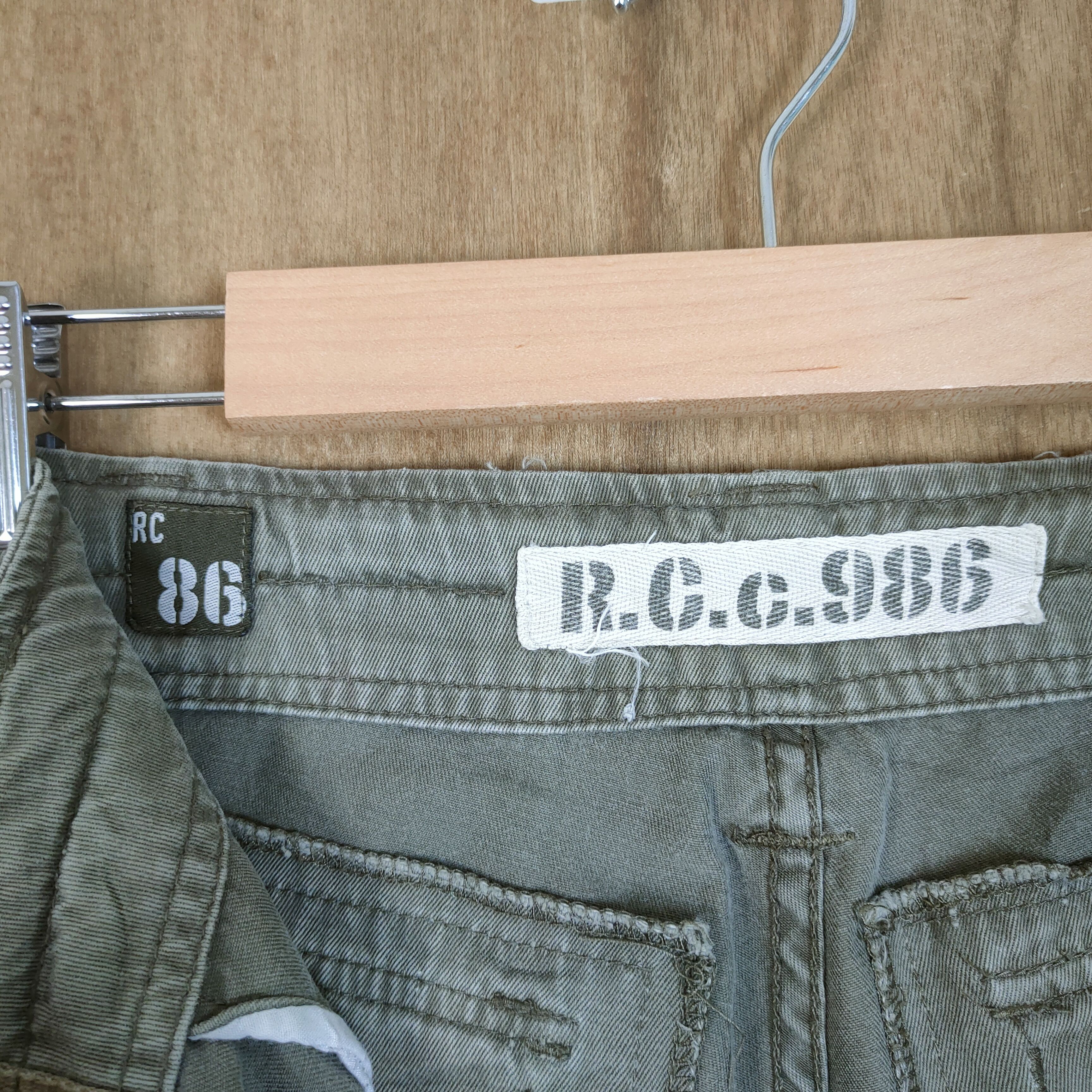 Japanese Brand × Vintage VINTAGE RCC 986 FADED BAGGY CARGO PANTS Size US 32 / EU 48 - 11 Thumbnail