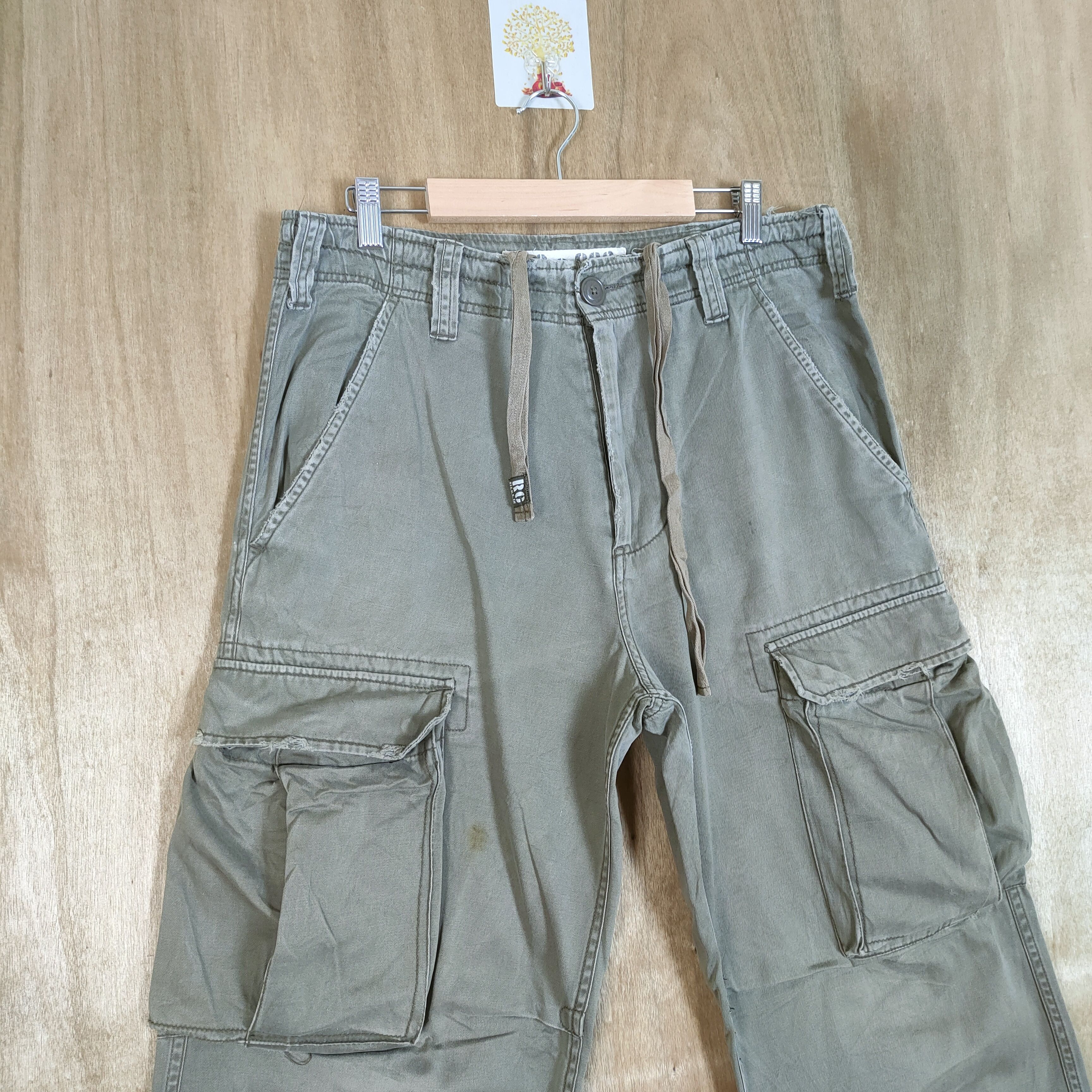 Japanese Brand × Vintage VINTAGE RCC 986 FADED BAGGY CARGO PANTS Size US 32 / EU 48 - 2 Thumbnail