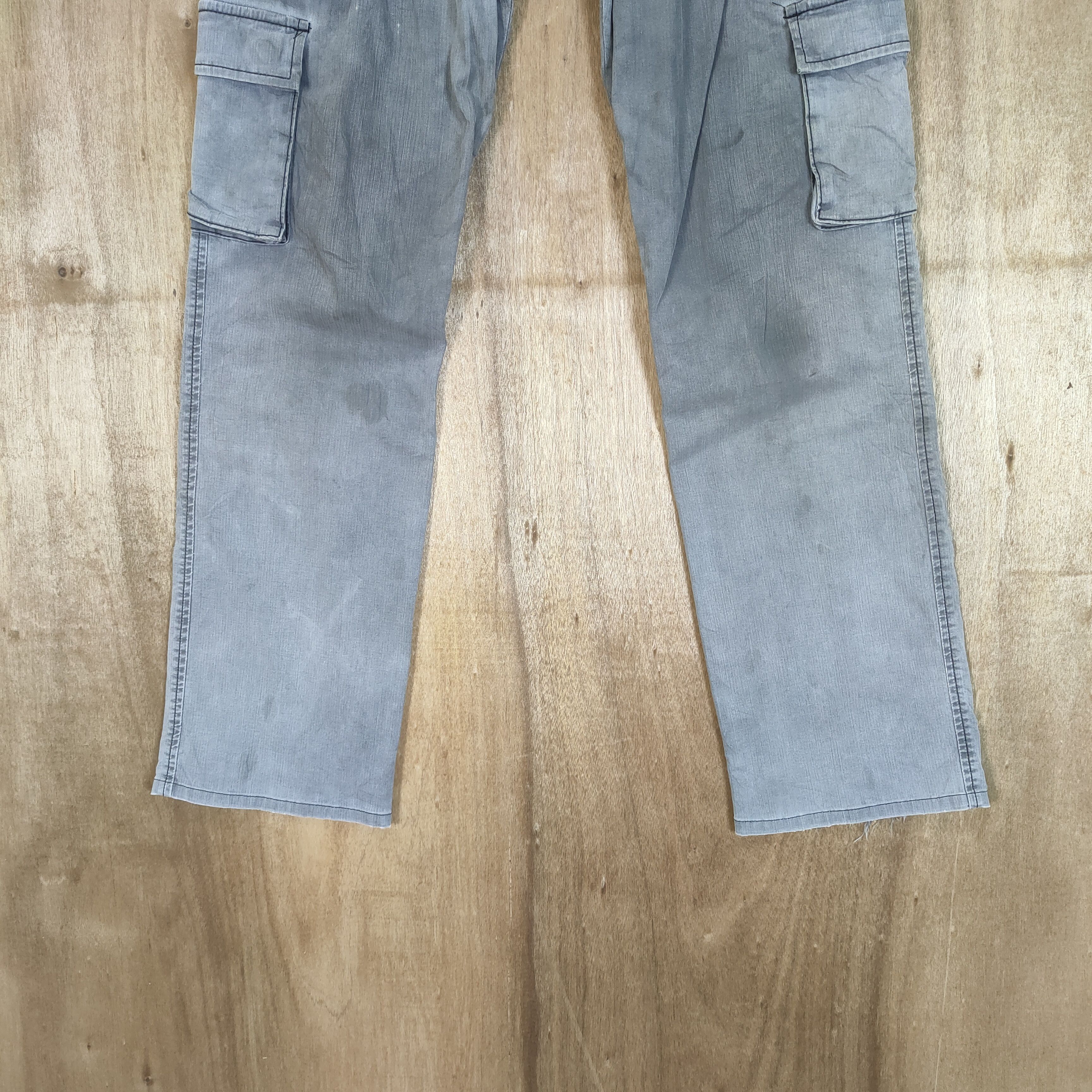 Japanese Brand RUSTY 💥 VINTAGE TAKEO KIKUCHI CARGO PANTS Size US 32 / EU 48 - 4 Thumbnail