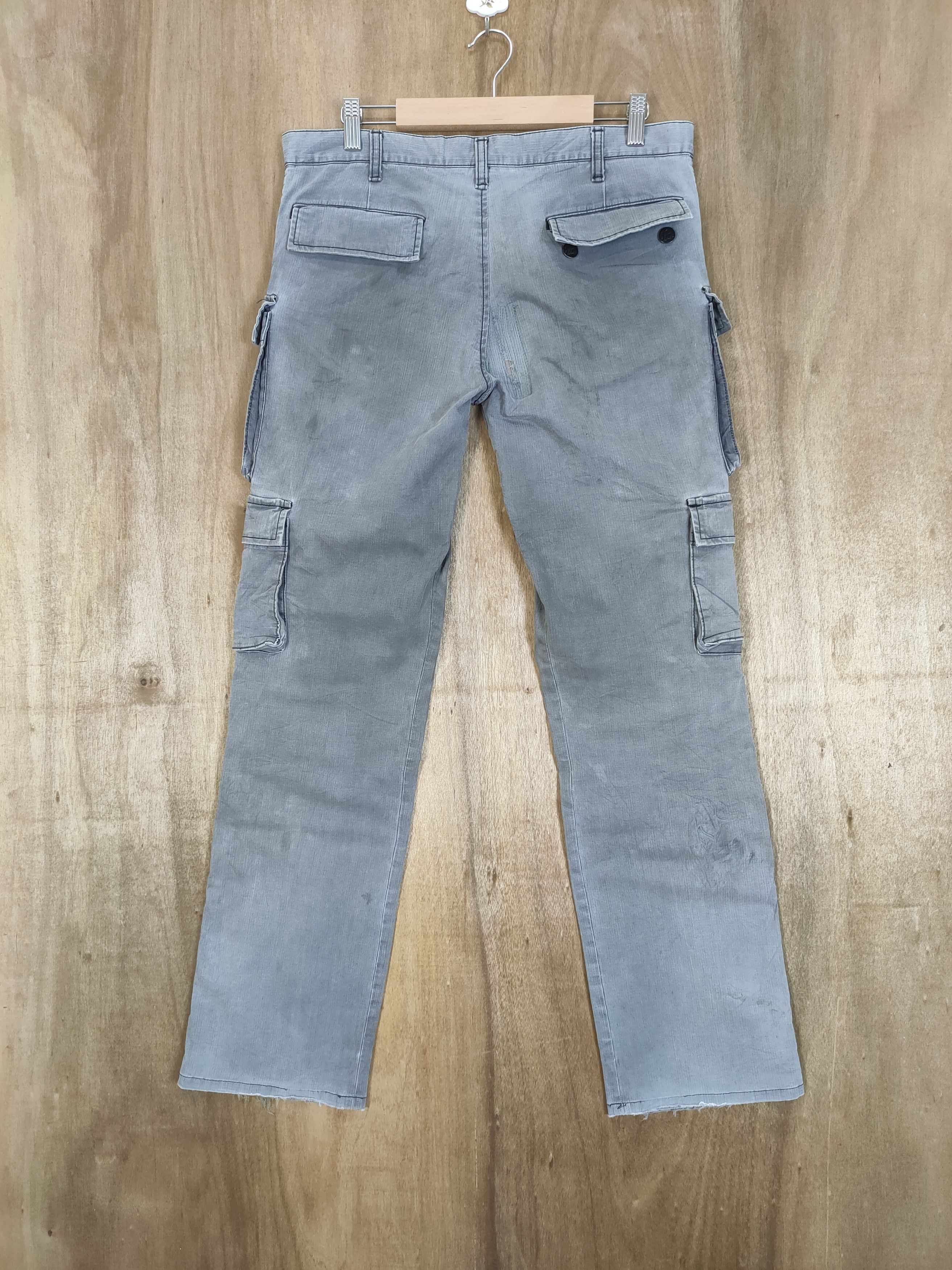 Japanese Brand RUSTY 💥 VINTAGE TAKEO KIKUCHI CARGO PANTS Size US 32 / EU 48 - 2 Thumbnail