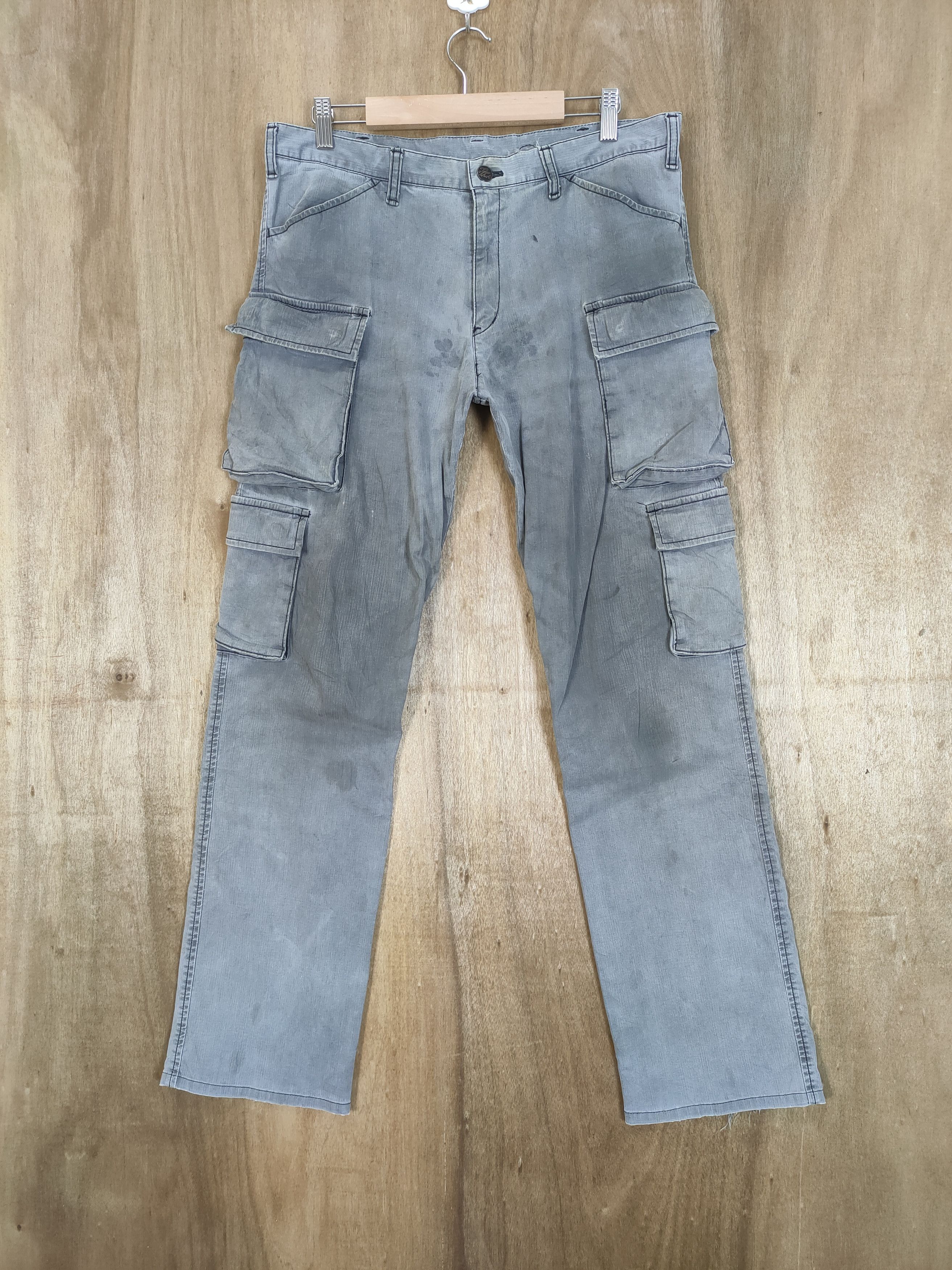 Japanese Brand RUSTY 💥 VINTAGE TAKEO KIKUCHI CARGO PANTS Size US 32 / EU 48 - 1 Thumbnail