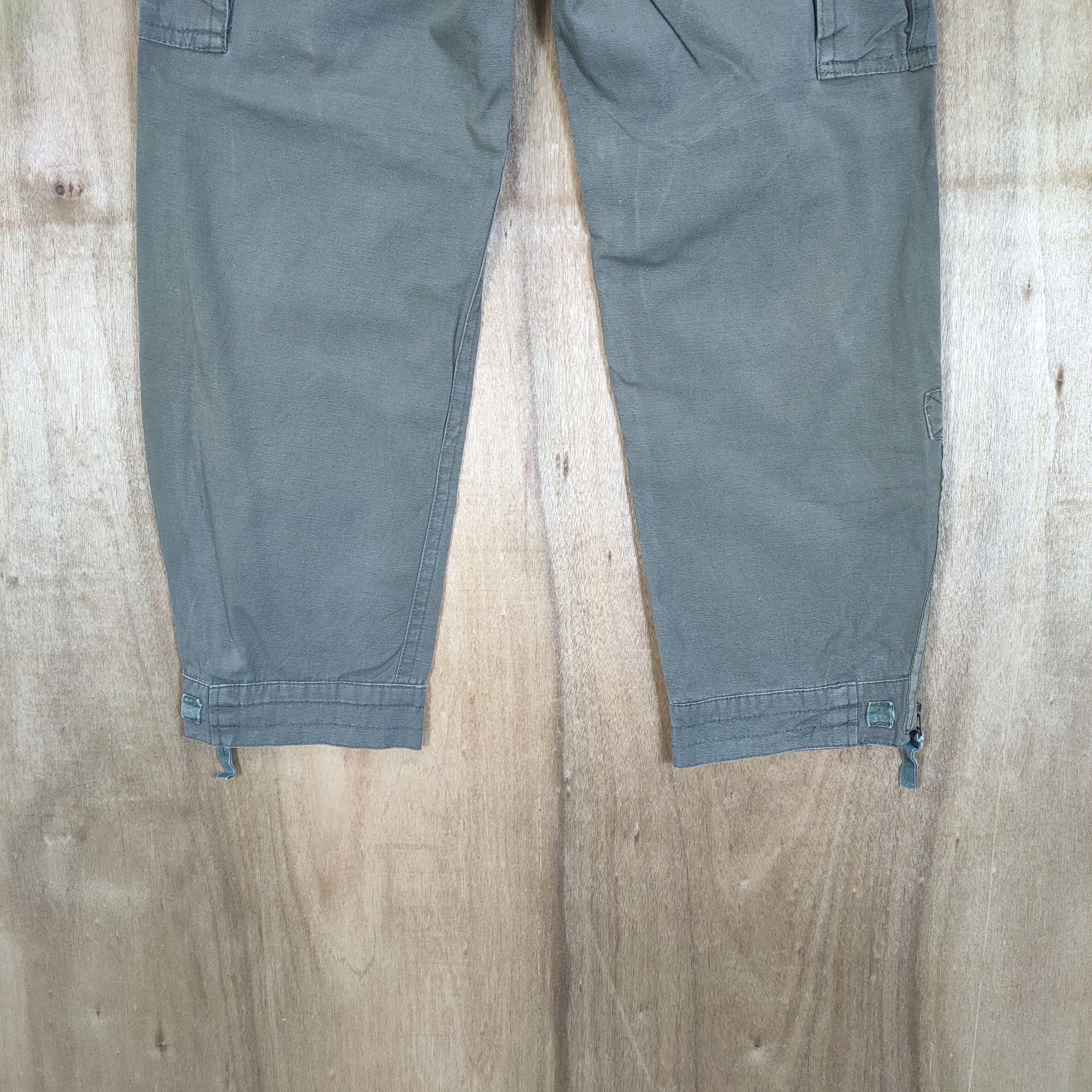 Abercrombie & Fitch VINTAGE ABERCROMBIE FITCH CARGO PANTS ZIPPER LEG Size US 32 / EU 48 - 9 Thumbnail