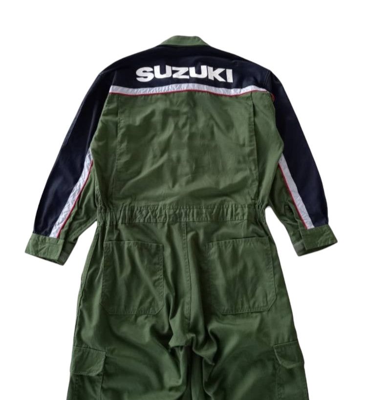 Japanese Brand × Sports Specialties 🇯🇵Rare🔥Suzuki Racing Coverall Workwear Size US 36 / EU 52 - 5 Thumbnail