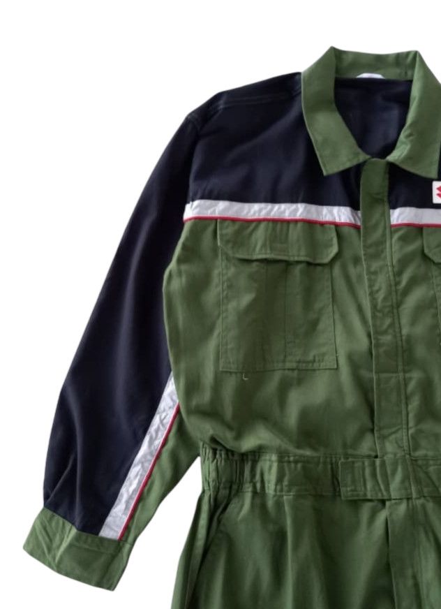 Japanese Brand × Sports Specialties 🇯🇵Rare🔥Suzuki Racing Coverall Workwear Size US 36 / EU 52 - 7 Thumbnail