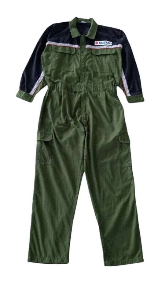 Japanese Brand × Sports Specialties 🇯🇵Rare🔥Suzuki Racing Coverall Workwear Size US 36 / EU 52 - 2 Thumbnail