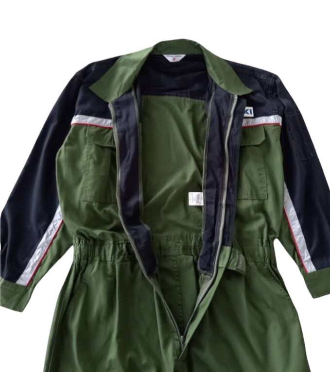 Japanese Brand × Sports Specialties 🇯🇵Rare🔥Suzuki Racing Coverall Workwear Size US 36 / EU 52 - 12 Thumbnail