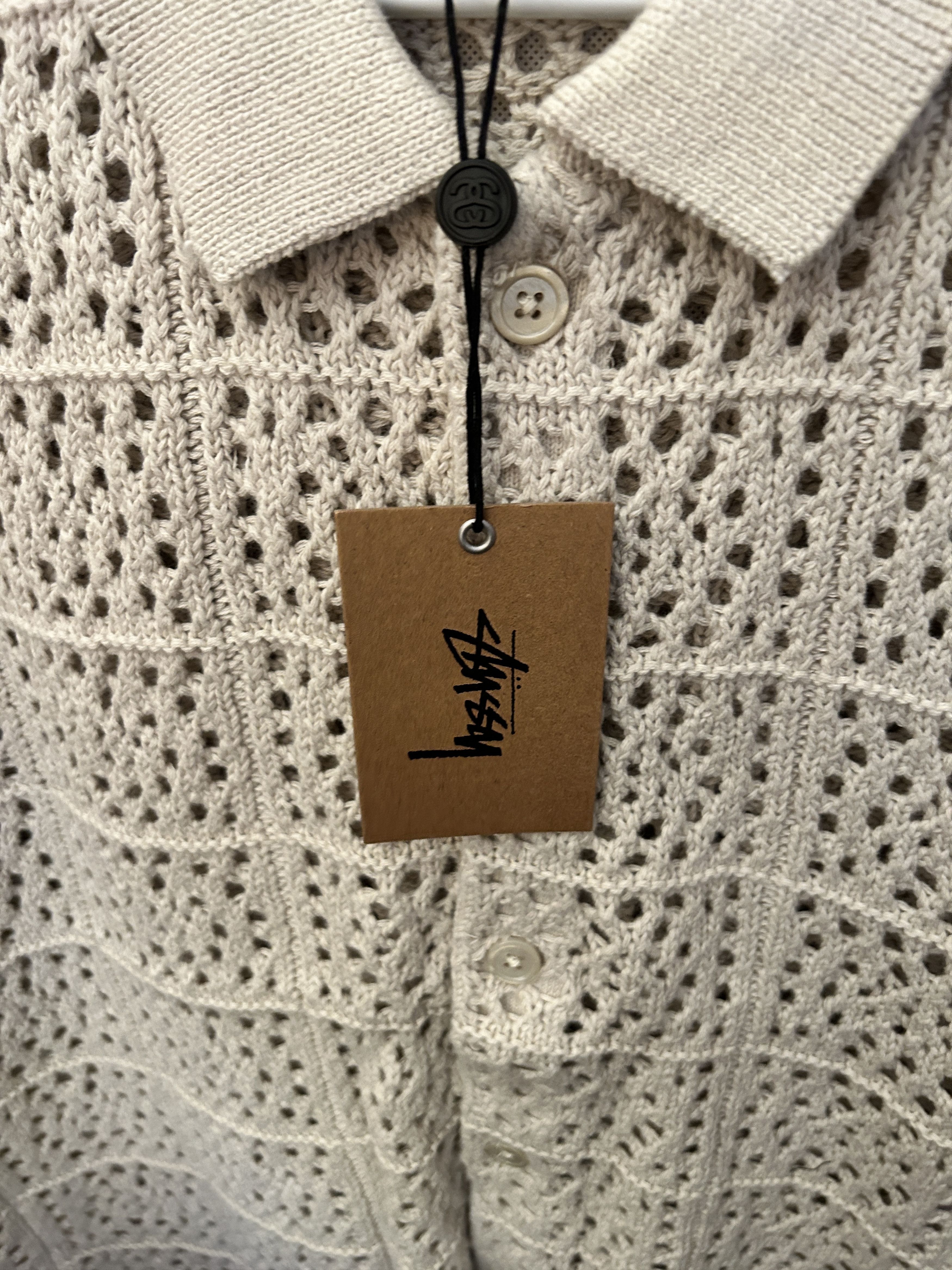 Stussy Stussy CROCHET SHIRT knit Size US M / EU 48-50 / 2 - 2 Thumbnail
