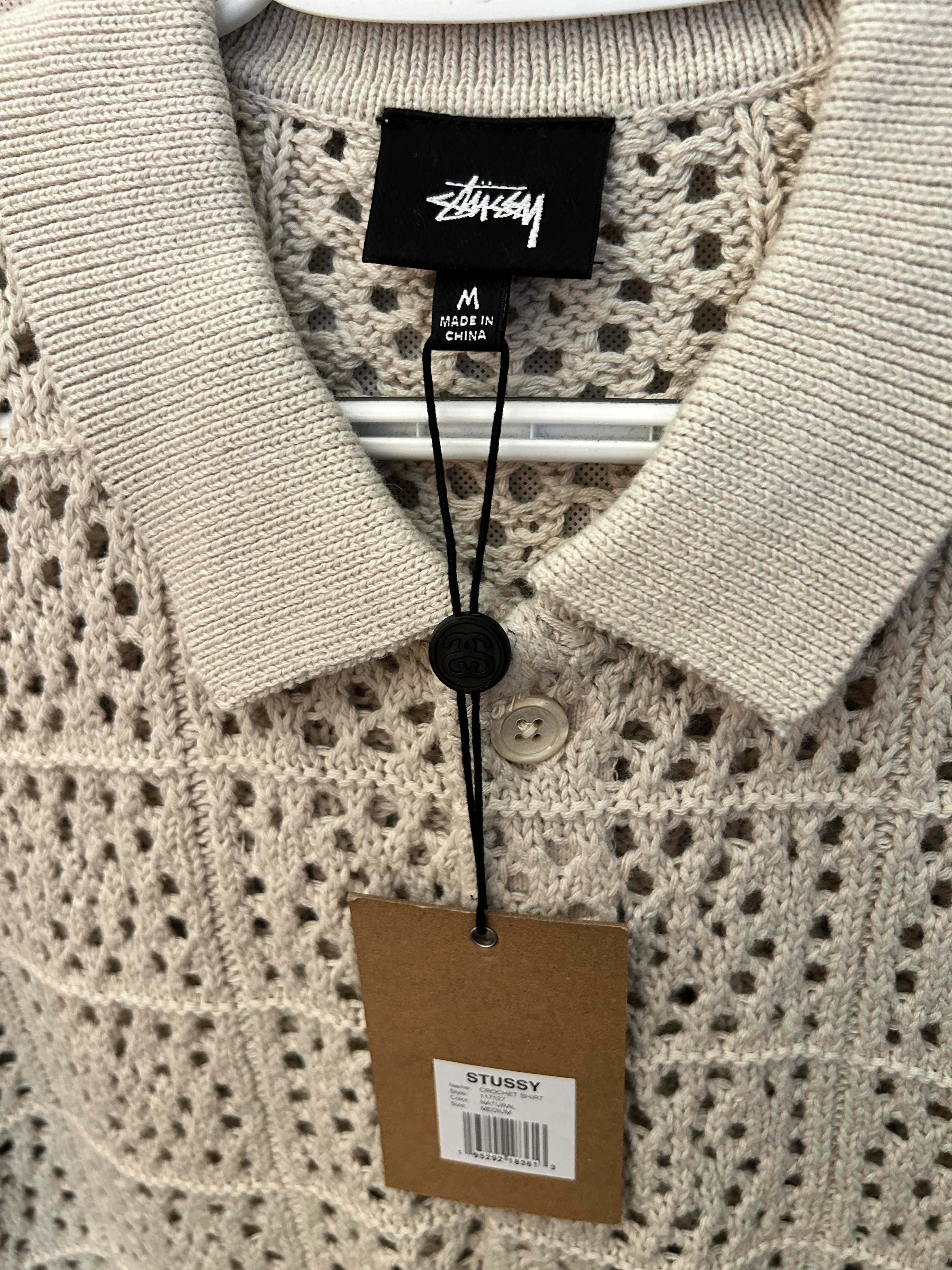 Stussy Stussy CROCHET SHIRT knit Size US M / EU 48-50 / 2 - 7 Thumbnail