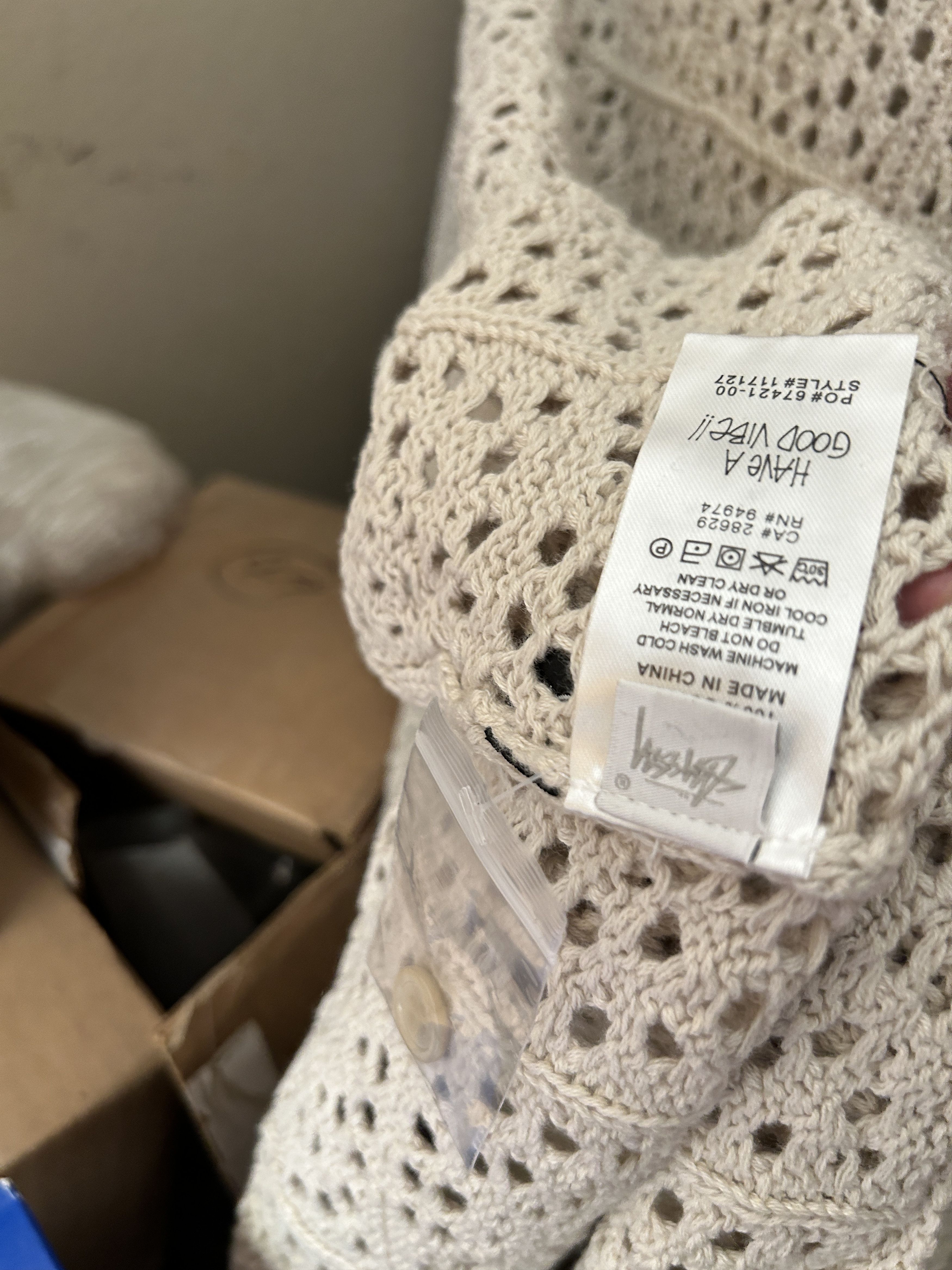 Stussy Stussy CROCHET SHIRT knit Size US M / EU 48-50 / 2 - 5 Thumbnail